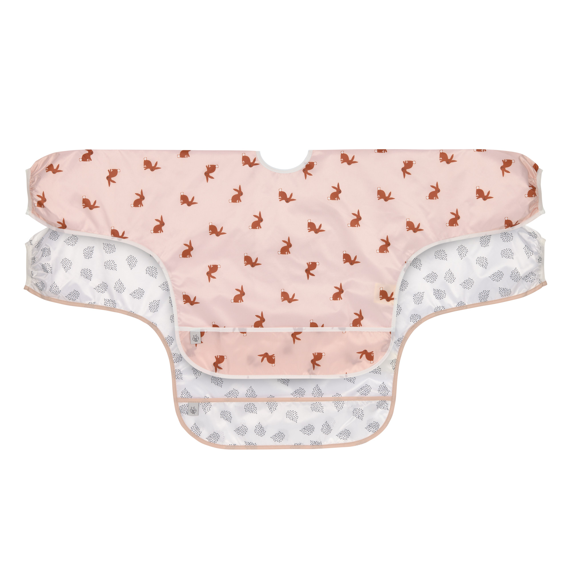 Lässig Long Sleeve Bib 2 pcs ass. Little Forest Rabbit 6-24 months