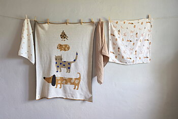 Lässig Knitted Blanket GOTS Little Mateys Royal Blue