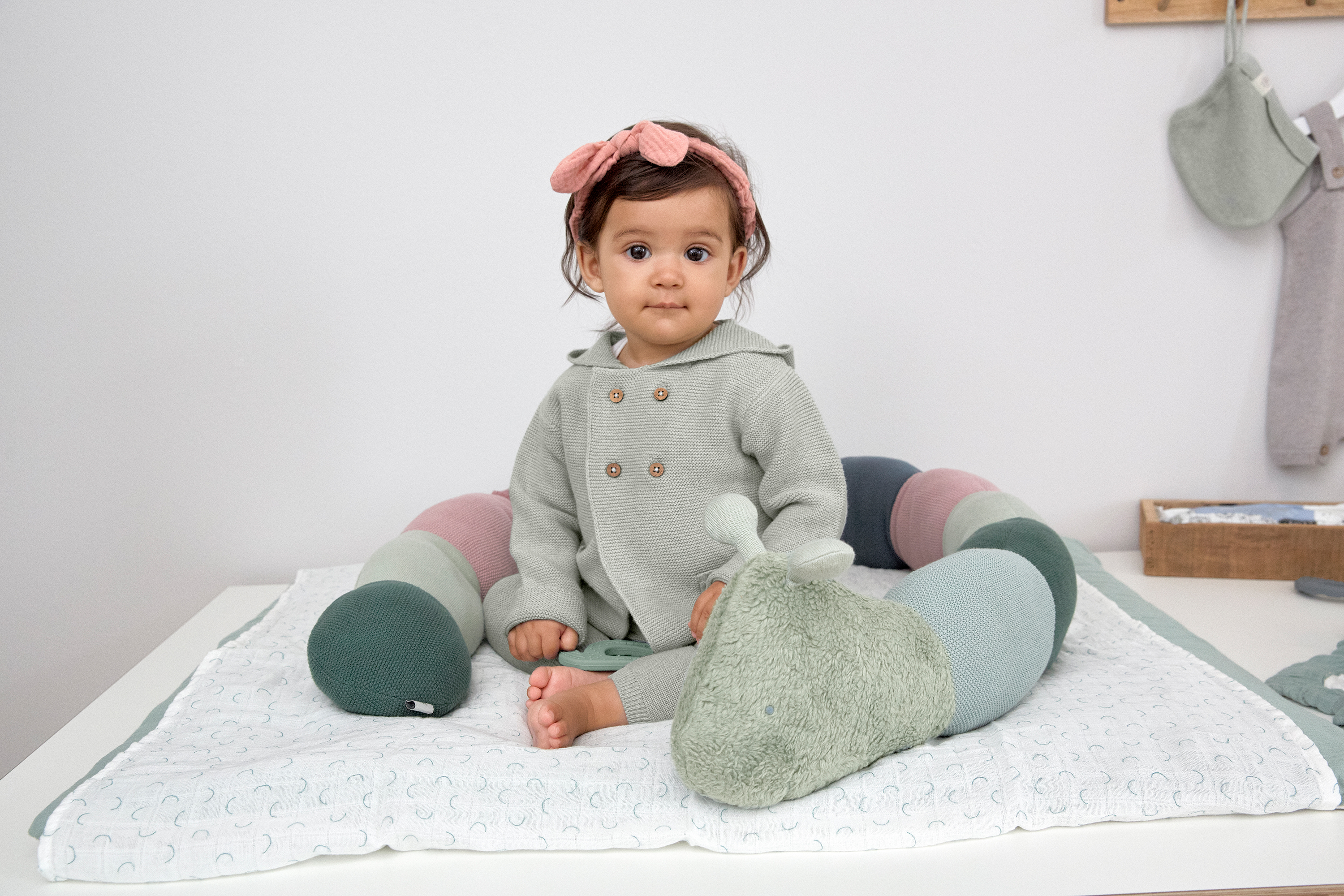 Lässig Sovorm Knitted Toy with rattle Garden Explorer - 9