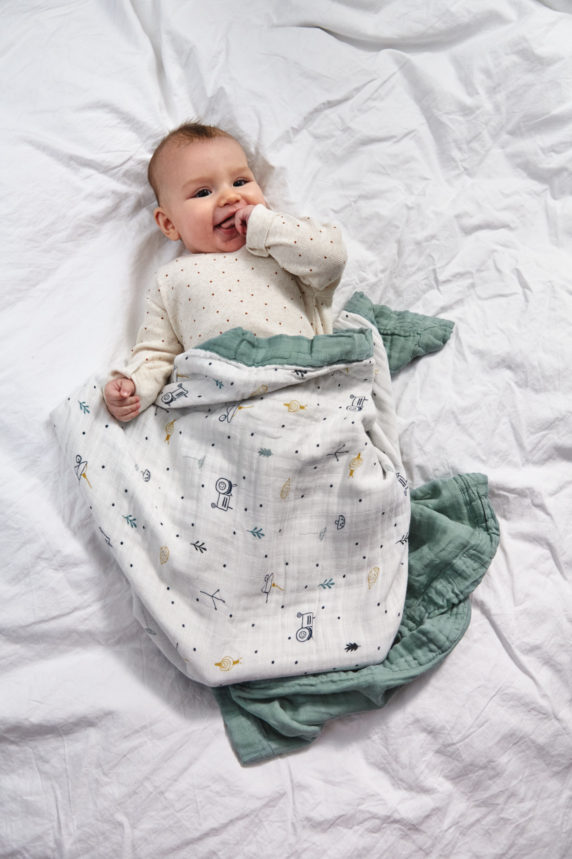 Lässig Heavenly soft Blanket Garden Explorer Tractor 100 x 100 cm - 6