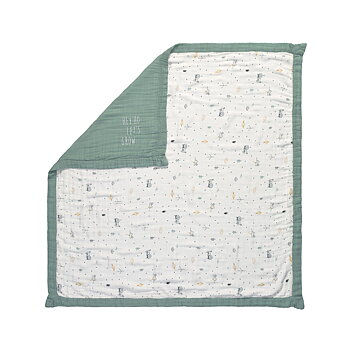 Lässig Heavenly soft Blanket Garden Explorer Tractor 100 x 100 cm