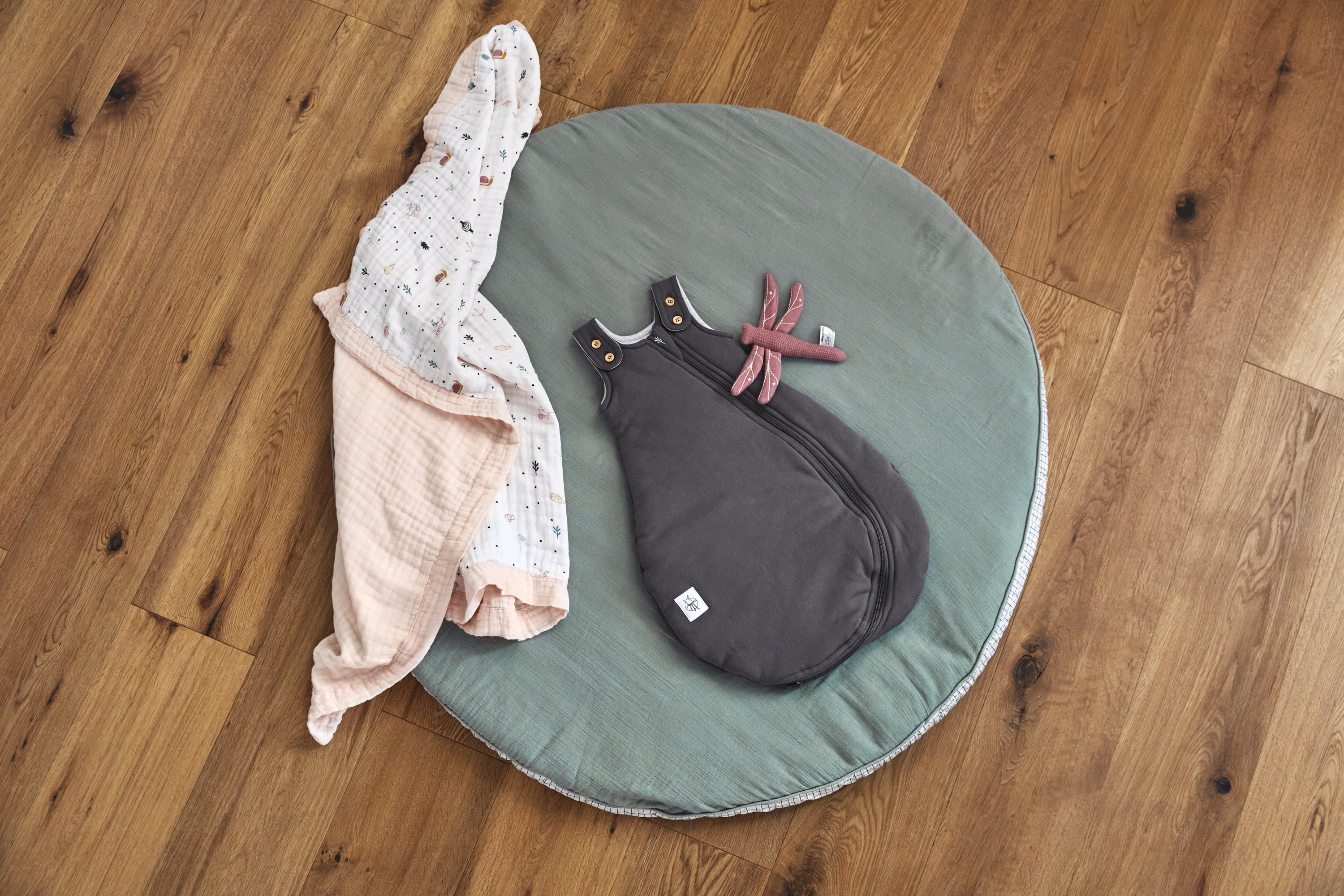 Lässig Heavenly soft Blanket Garden Explorer Snail 100 x 100 cm - 9