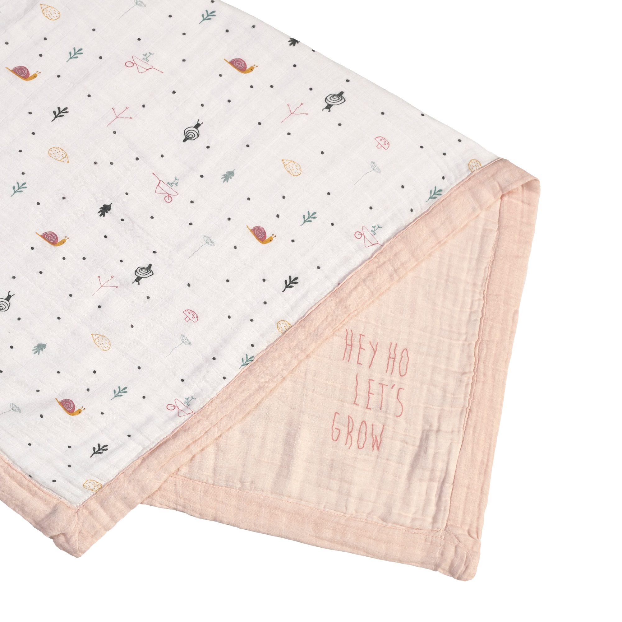 Lässig Heavenly soft Blanket Garden Explorer Snail 100 x 100 cm - 3