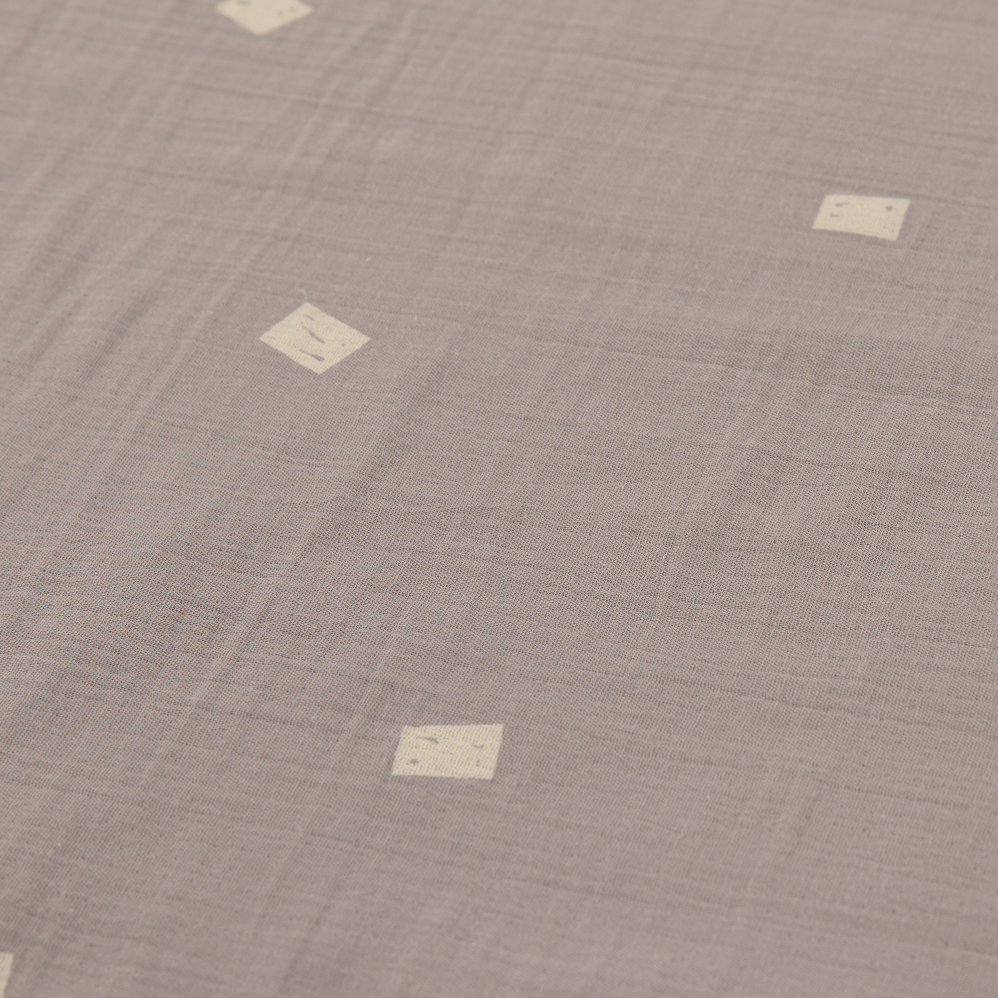 Lässig Muslin Blanket GOTS Spots taupe, 75 x 100 cm - 6