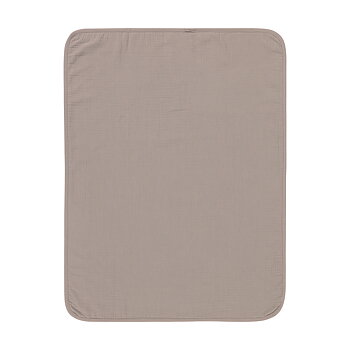 Lässig Muslin Blanket GOTS Spots taupe, 75 x 100 cm