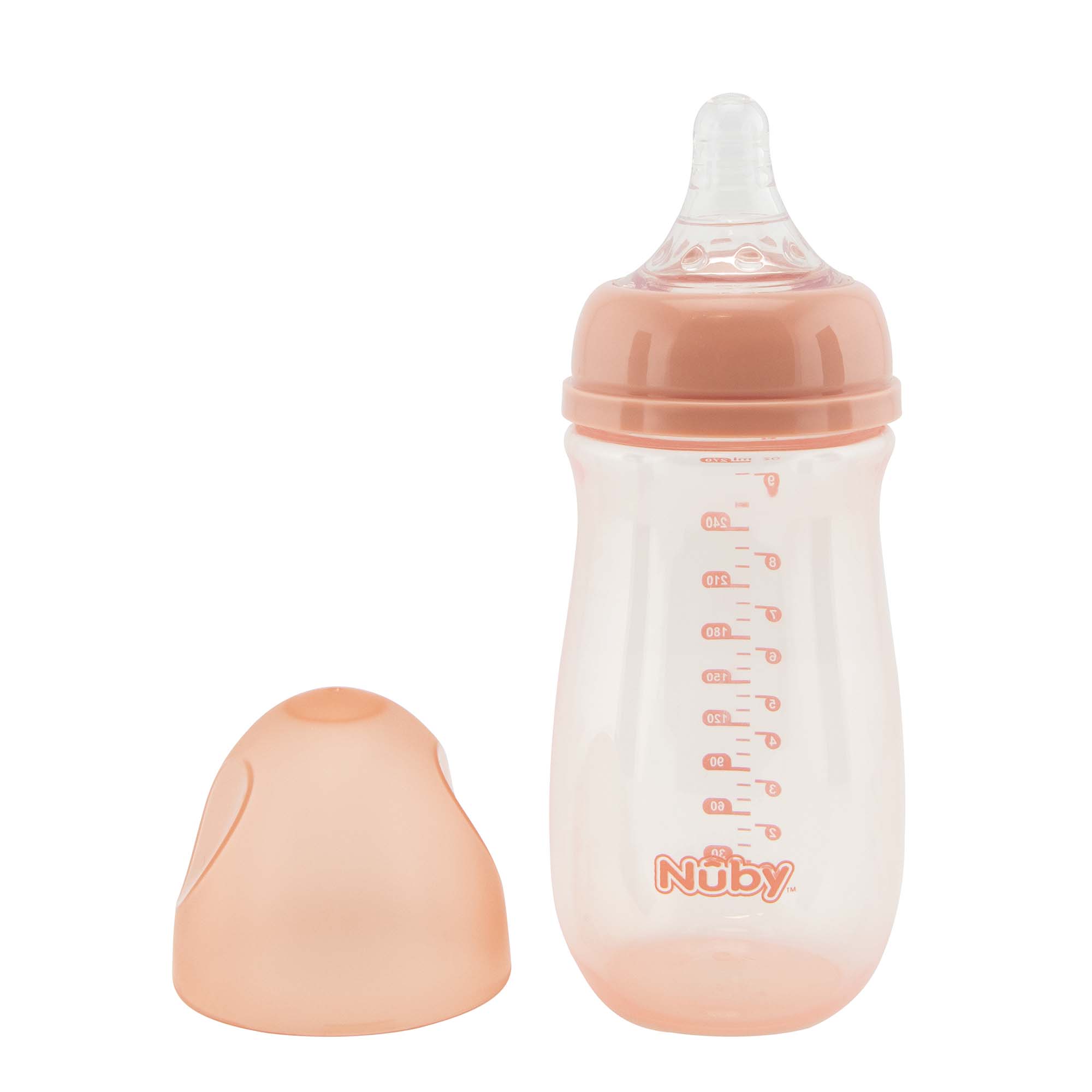 Nûby Nappflaska PP Medium neck  - 270ml - 0m+ - 2