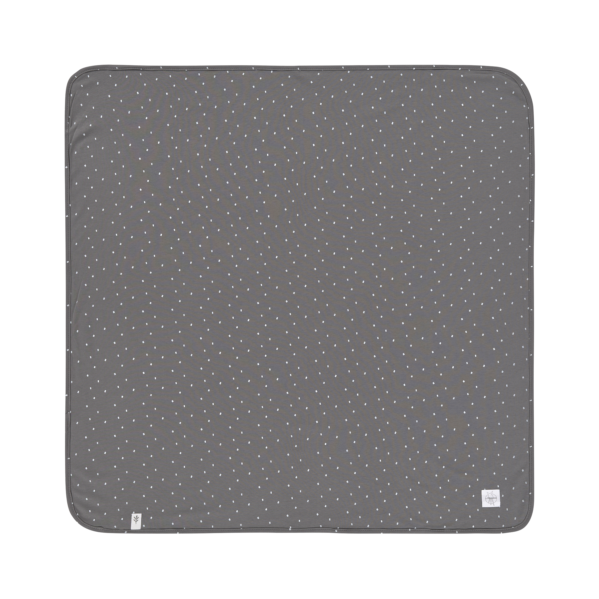Lässig Interlock Blanket GOTS Spots anthracite 80 x 80 cm - 4