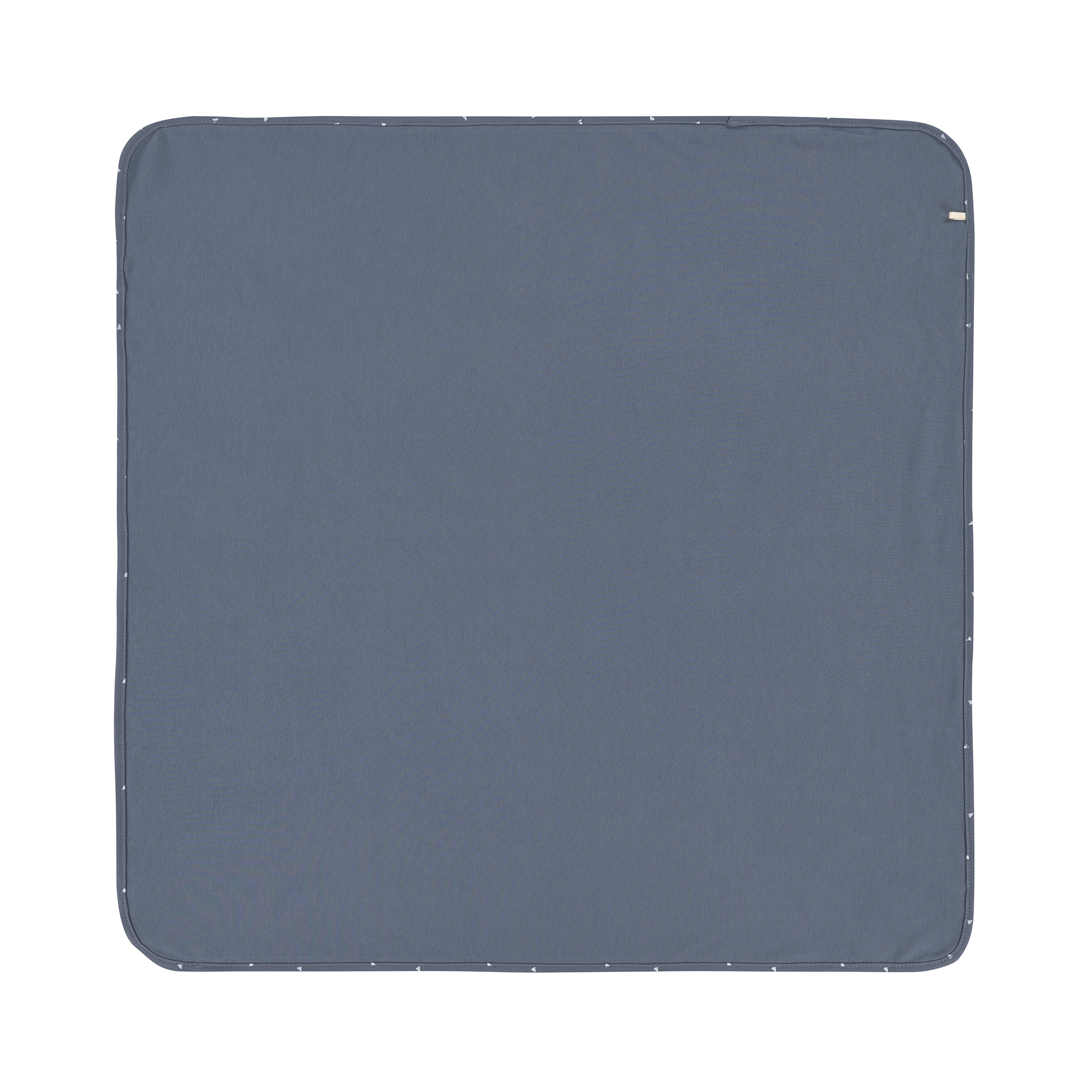 Lässig Interlock Blanket GOTS Triangle blue 80 x 80 cm - 3