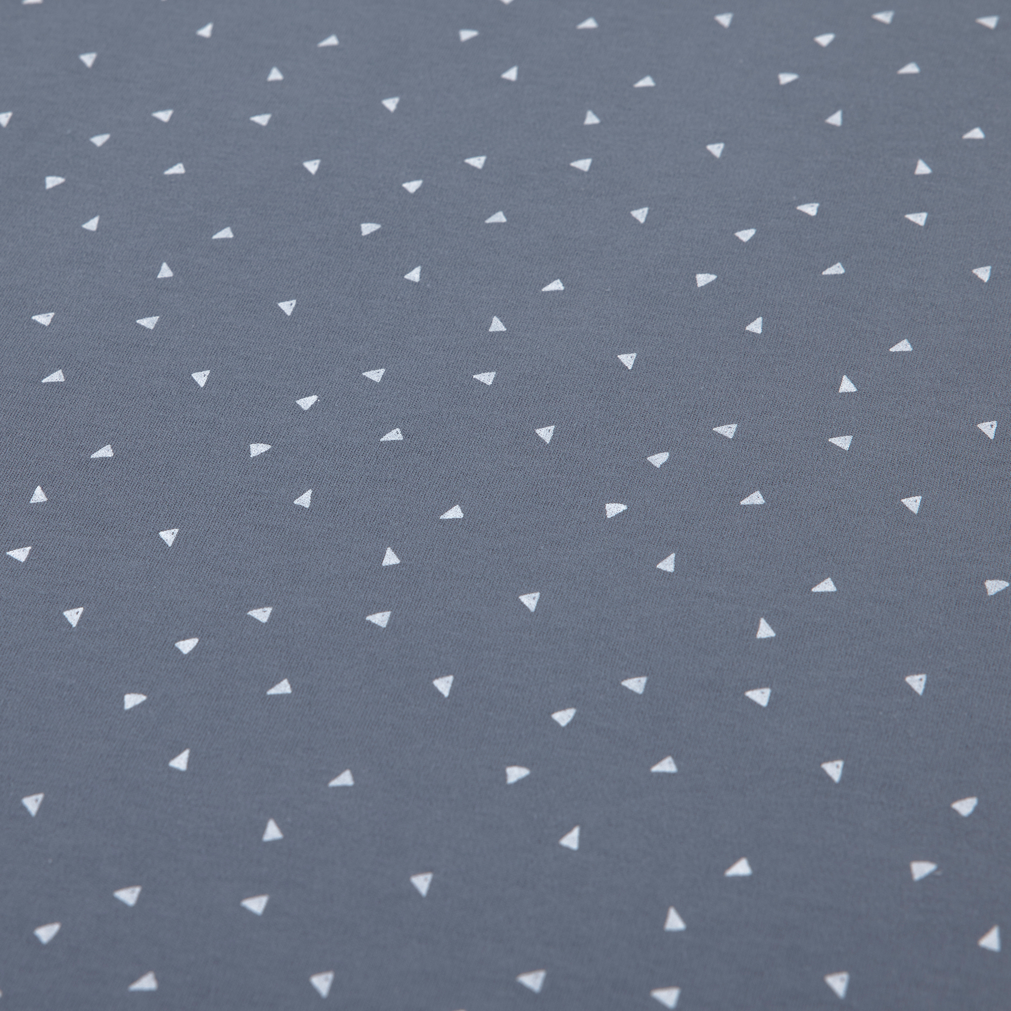 Lässig Interlock Blanket GOTS Triangle blue 80 x 80 cm - 4