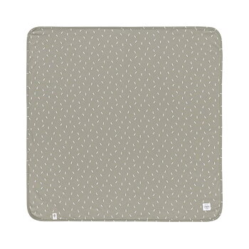 Lässig Interlock Blanket GOTS Speckles olive 80 x 80 cm