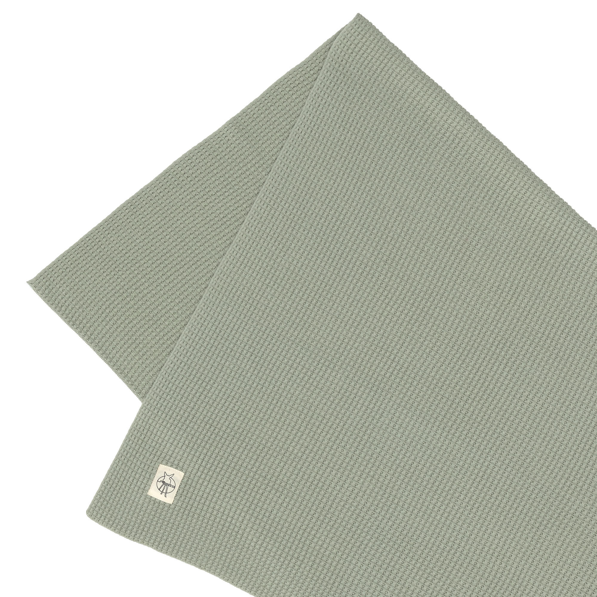 Lässig Knitted Blanket GOTS Nubs light mint 80 x 100 cm - 4