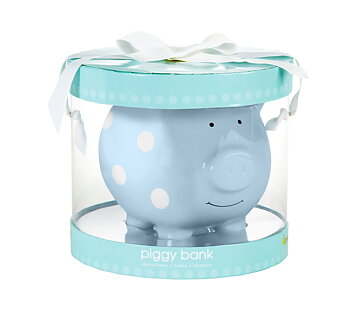 Sparbössa Piggy - Medium Polka Dot Blue