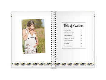 Pregnancy journal white
