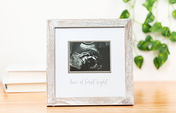 Rustic Sonogram Frame Rustic
