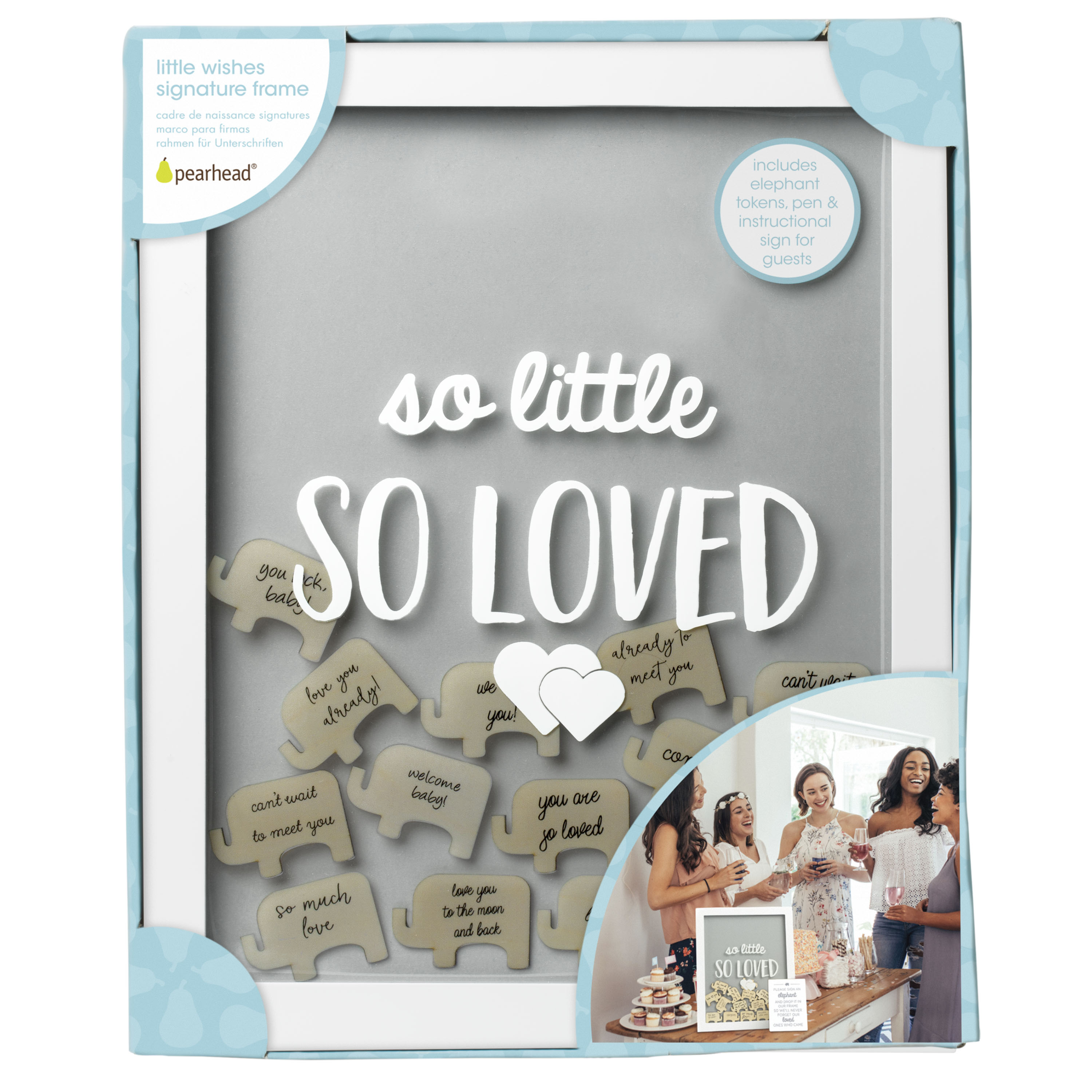 Little Wishes Signature Frame White/Gray - 6