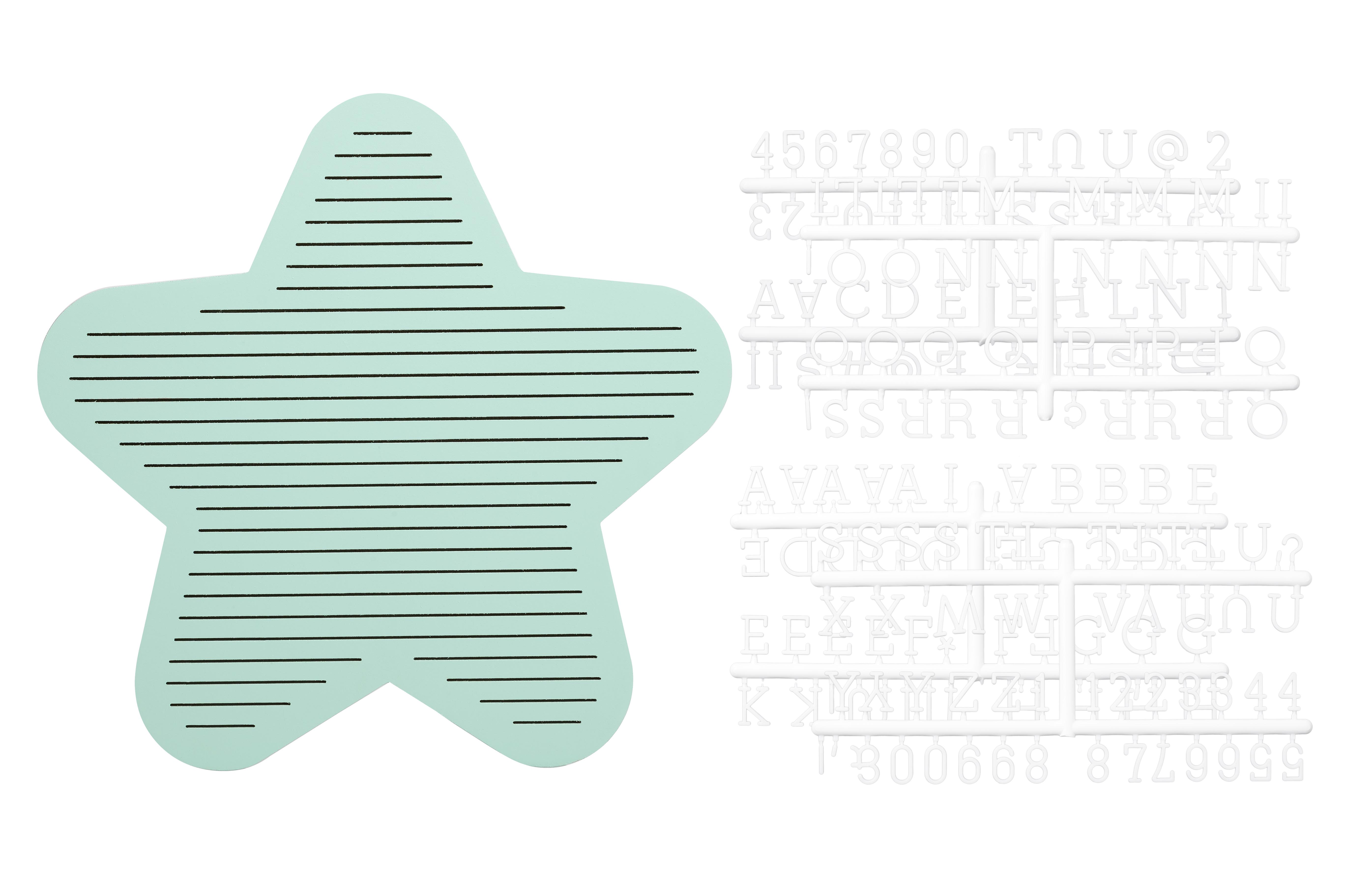 Bokstavstavla Star Mint - 3
