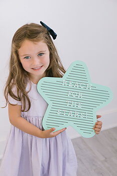 Bokstavstavla Star Mint