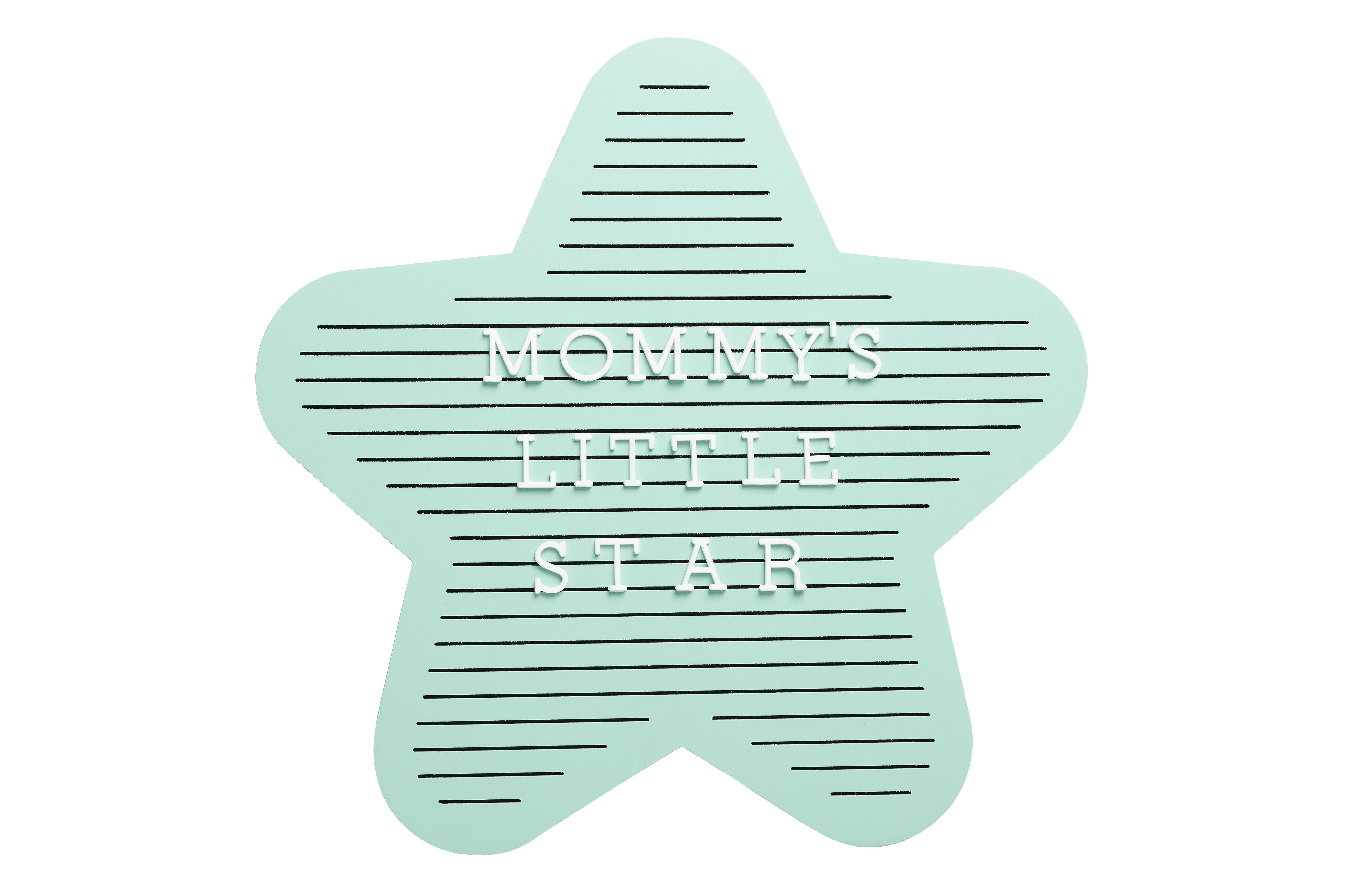 Bokstavstavla Star Mint