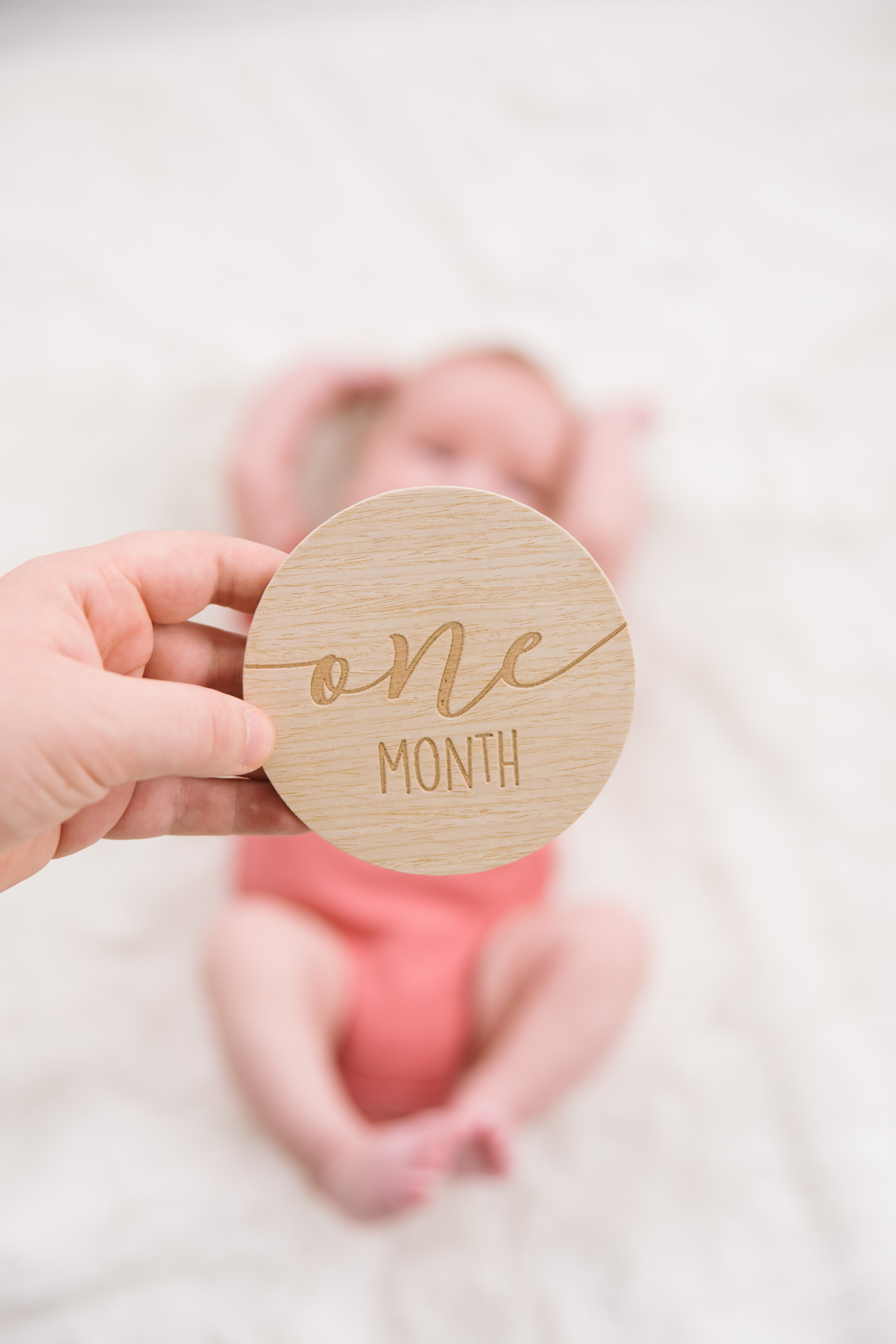 Wooden milestone cards Wood - 9