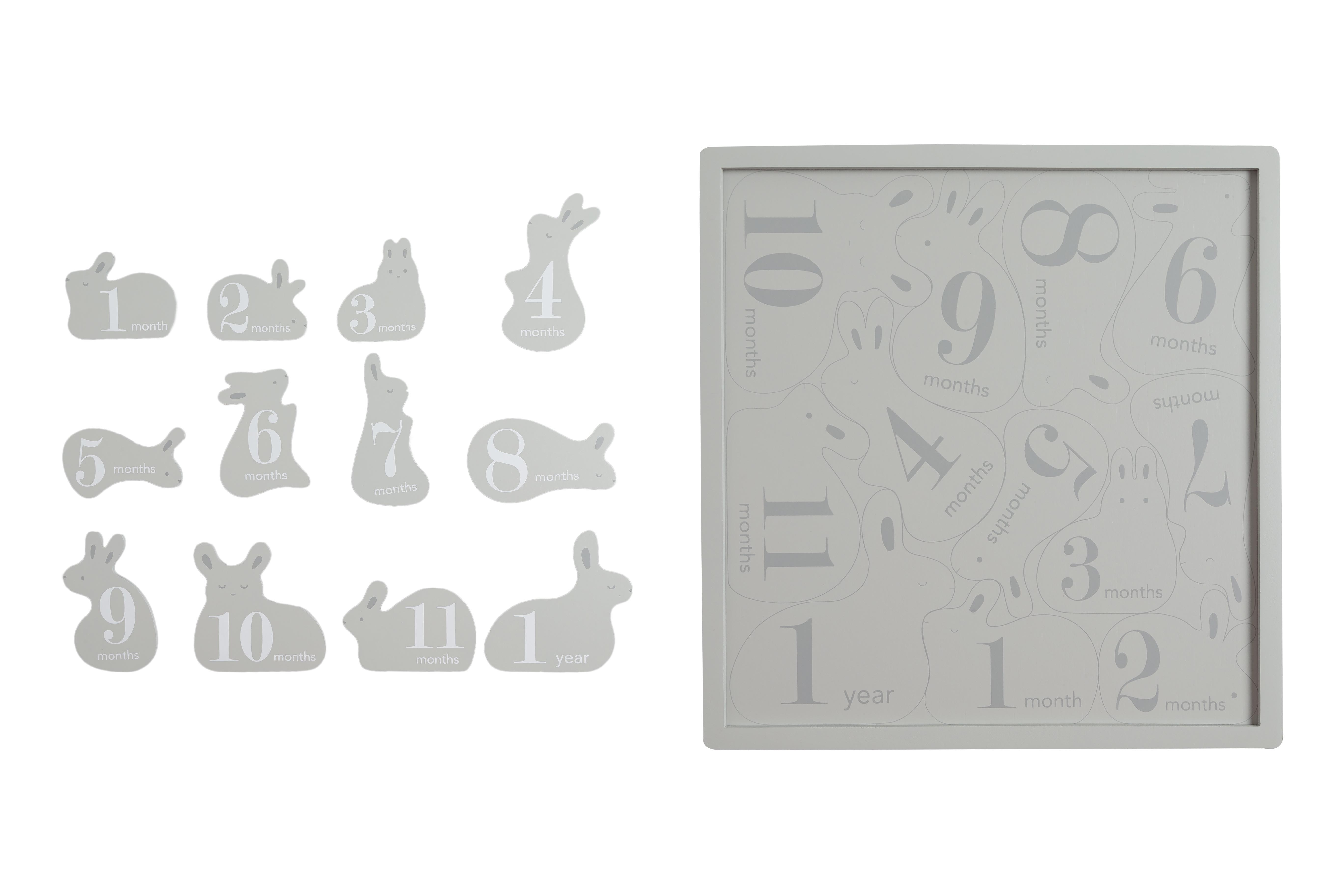 Milestone puzzle Gray - 3