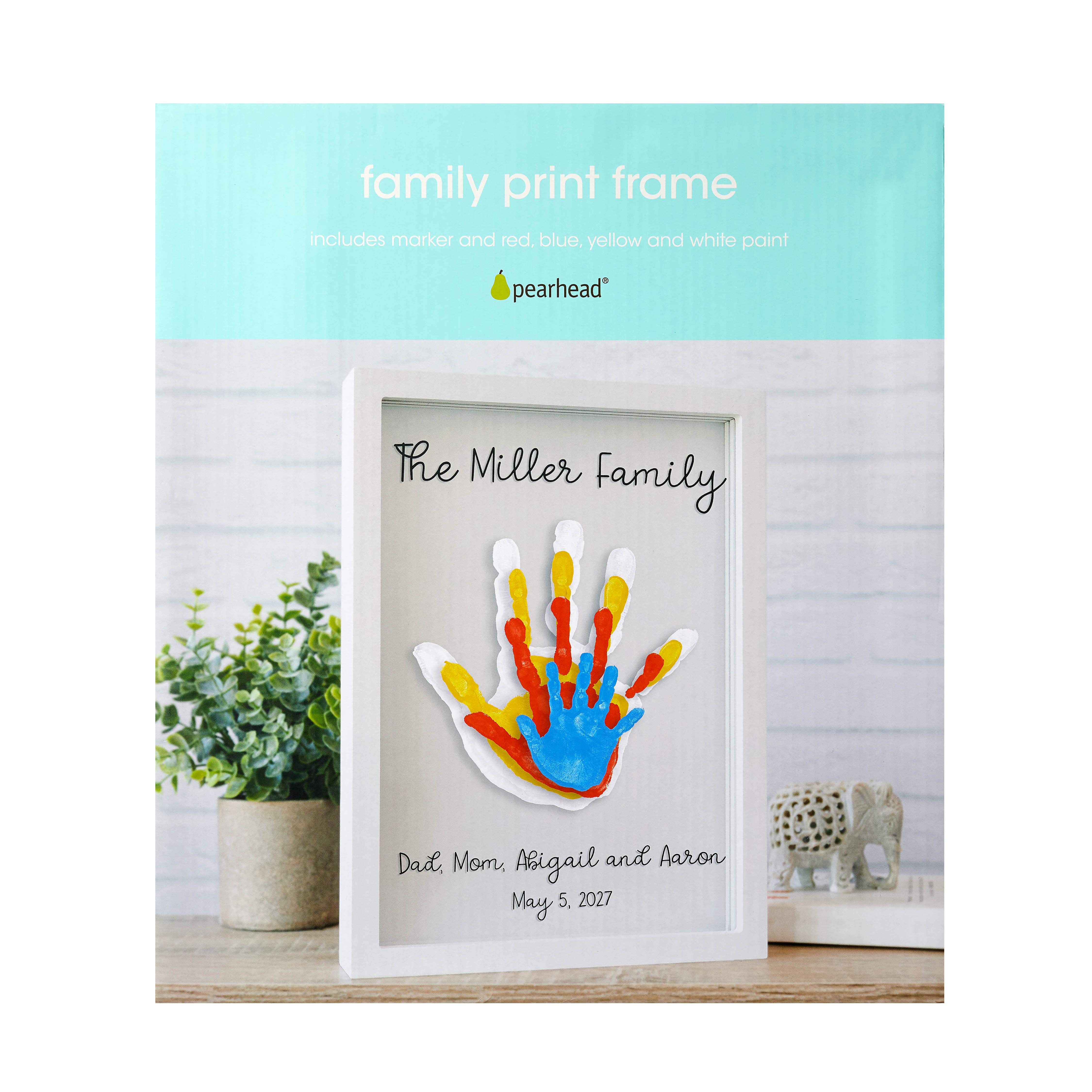 Clear Family Print Frame White - 3