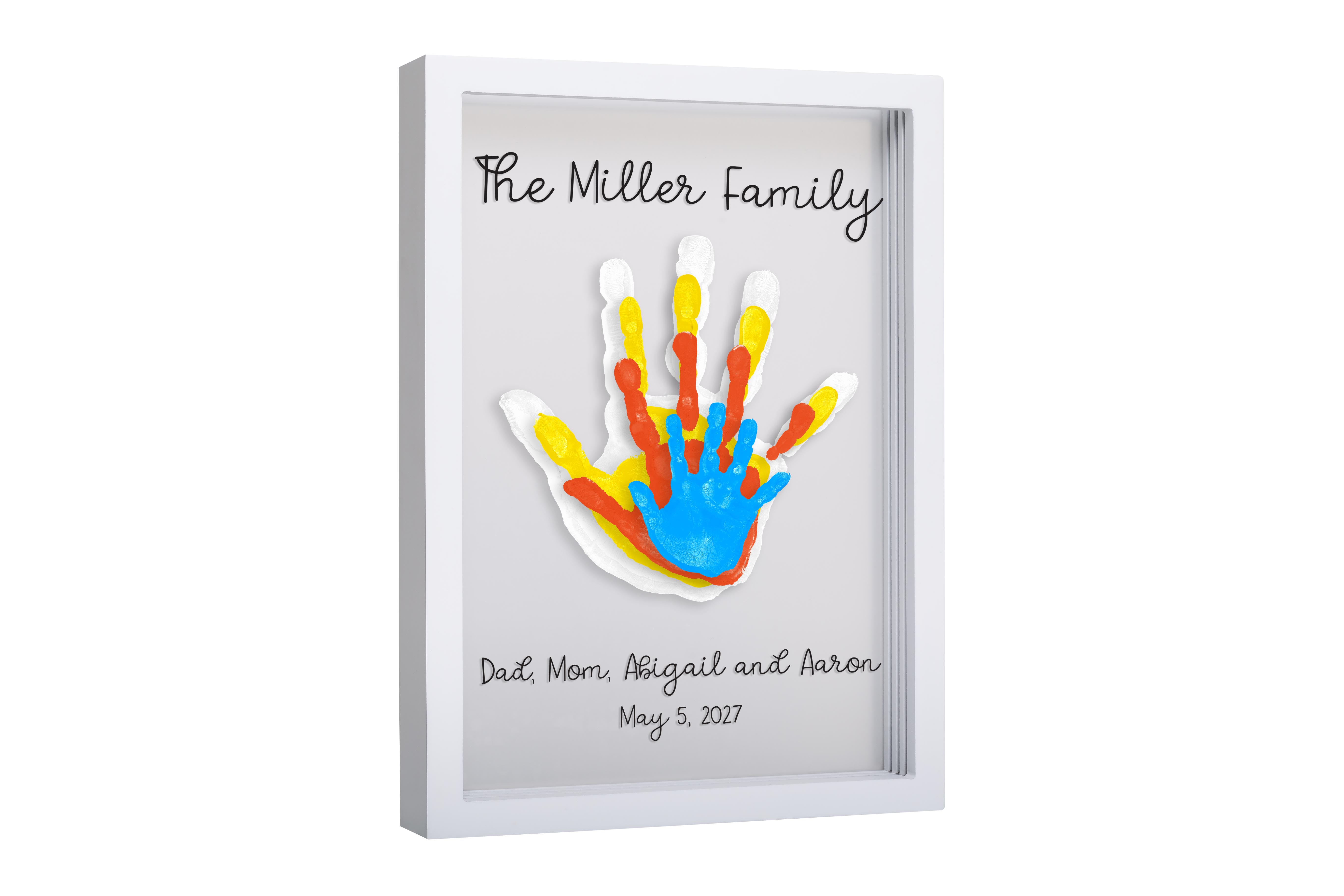 Clear Family Print Frame White - 4