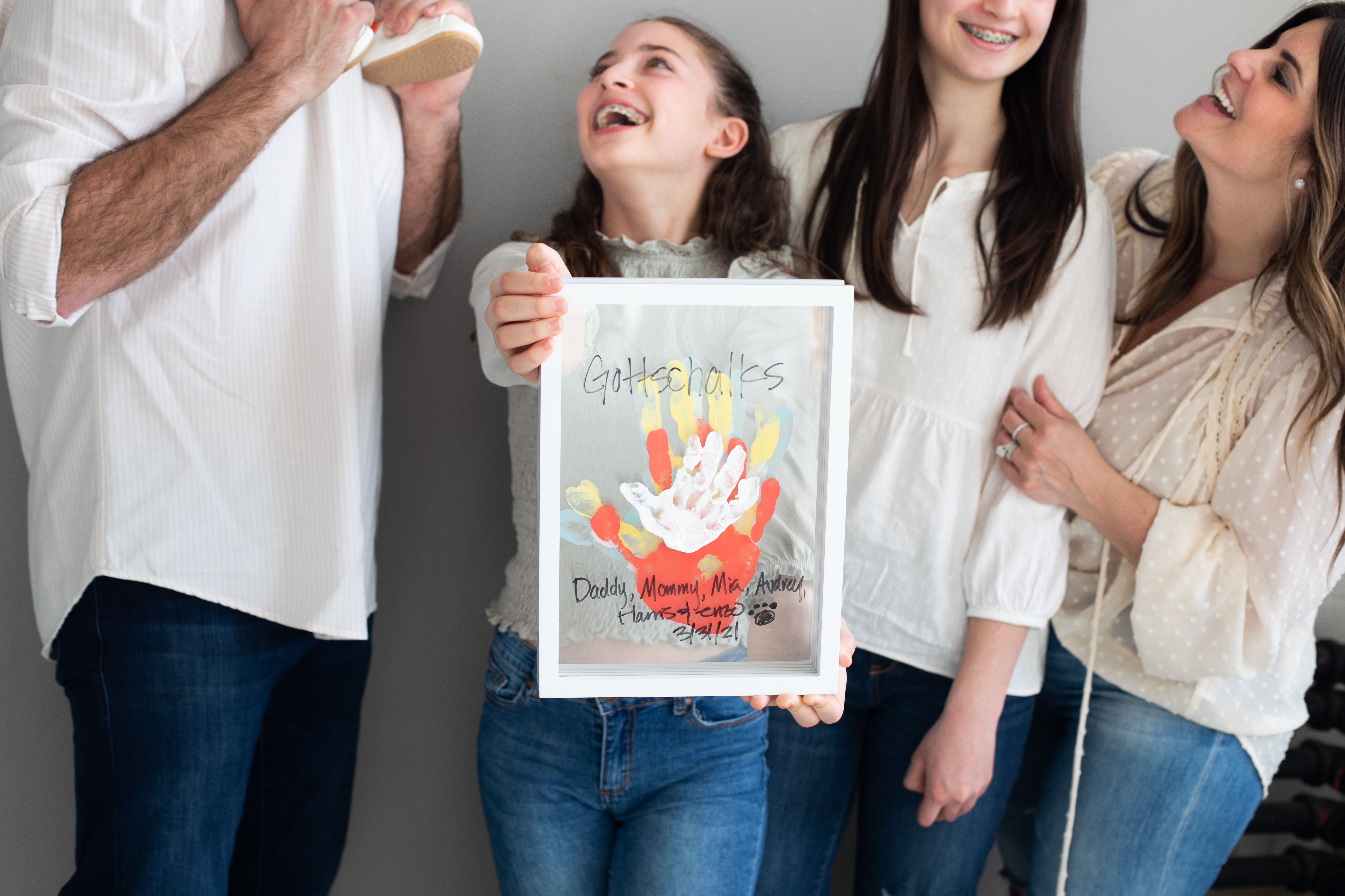 Clear Family Print Frame White - 16