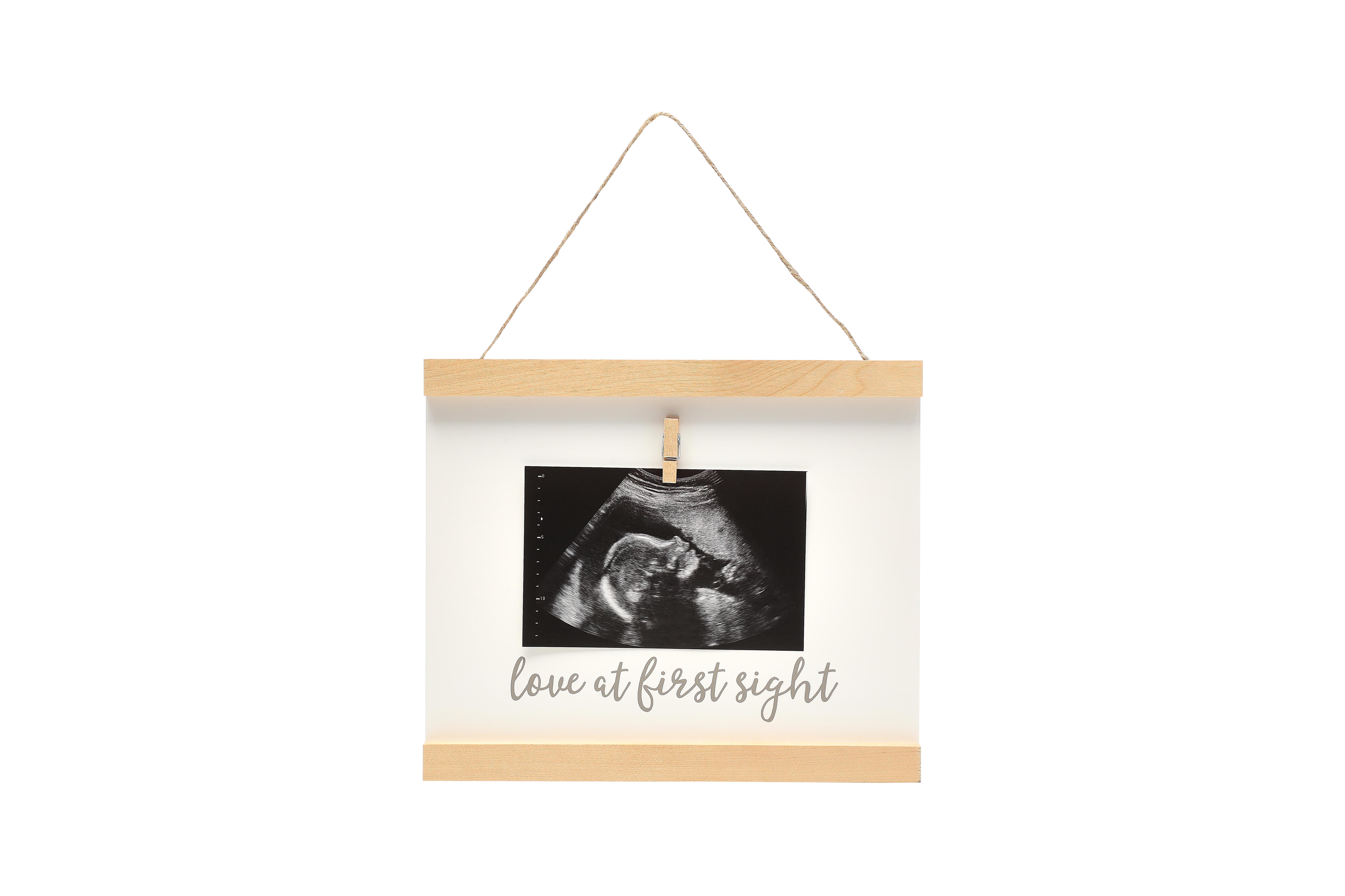 Sonogram Wall Art White