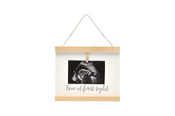 Sonogram Wall Art White