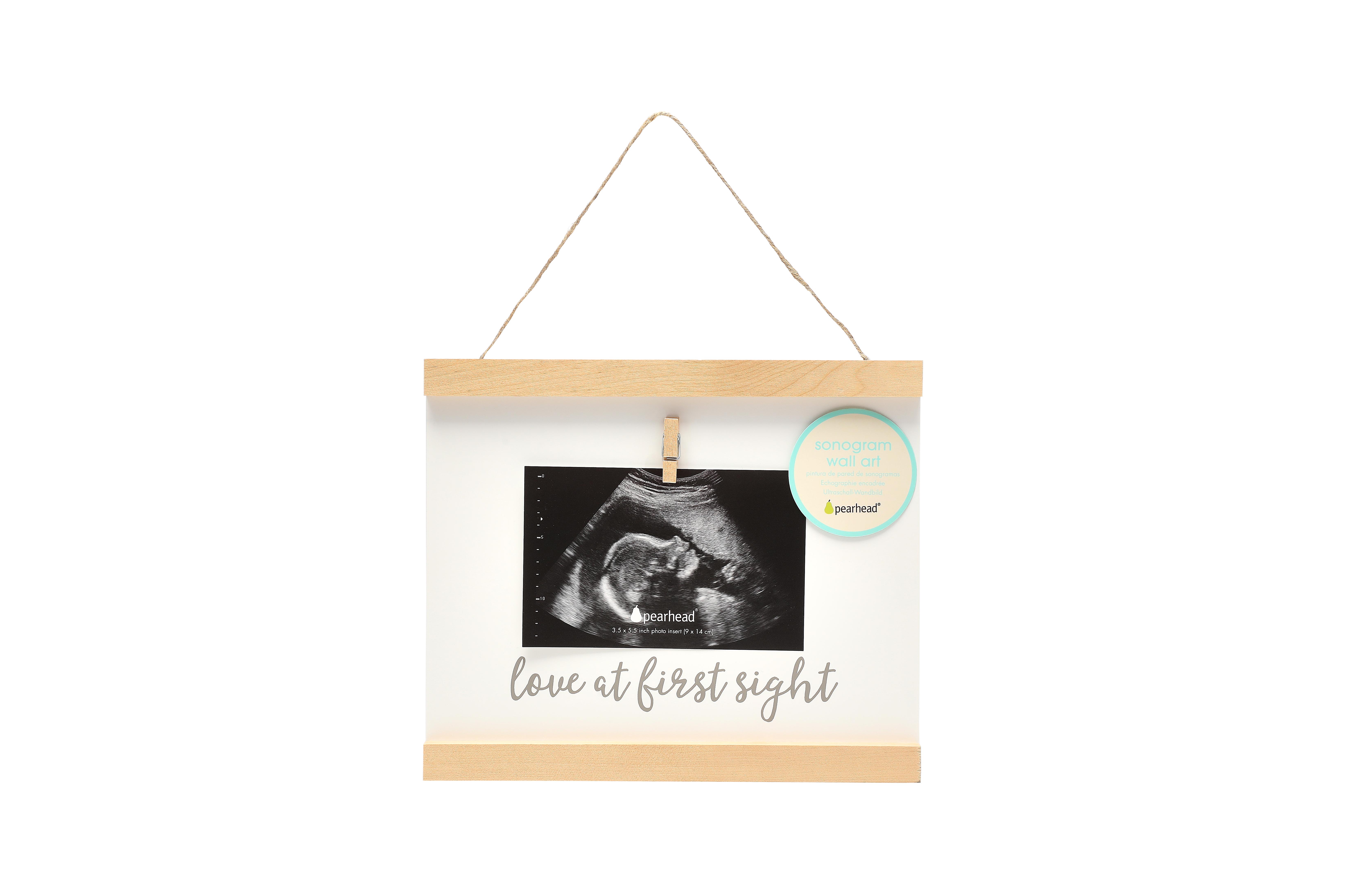 Sonogram Wall Art White - 2