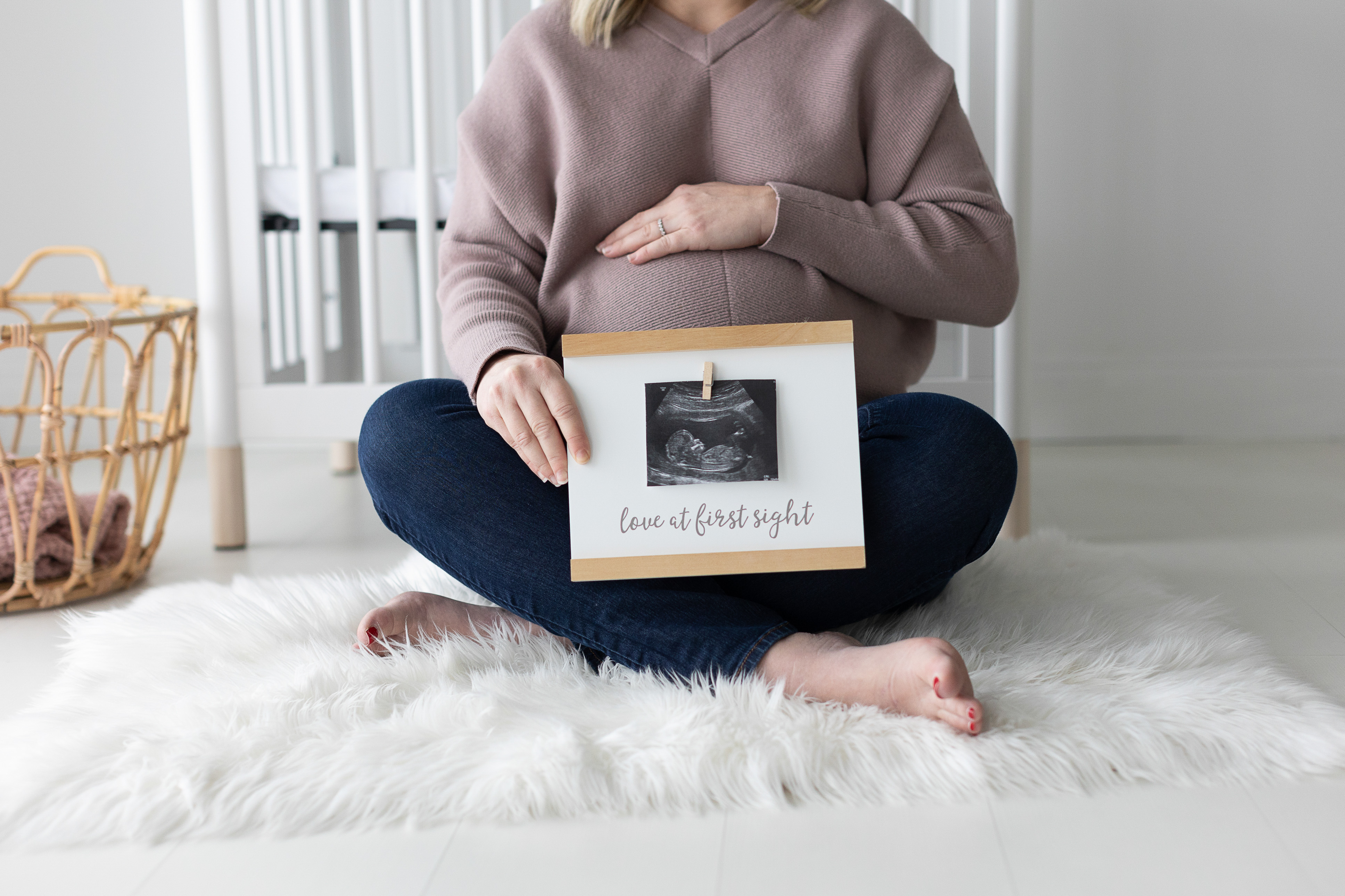 Sonogram Wall Art White - 4