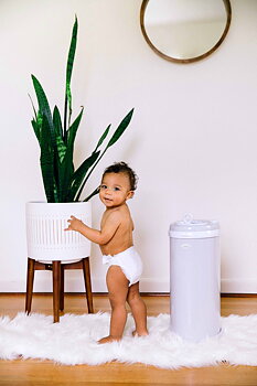 Diaper Pail Grey
