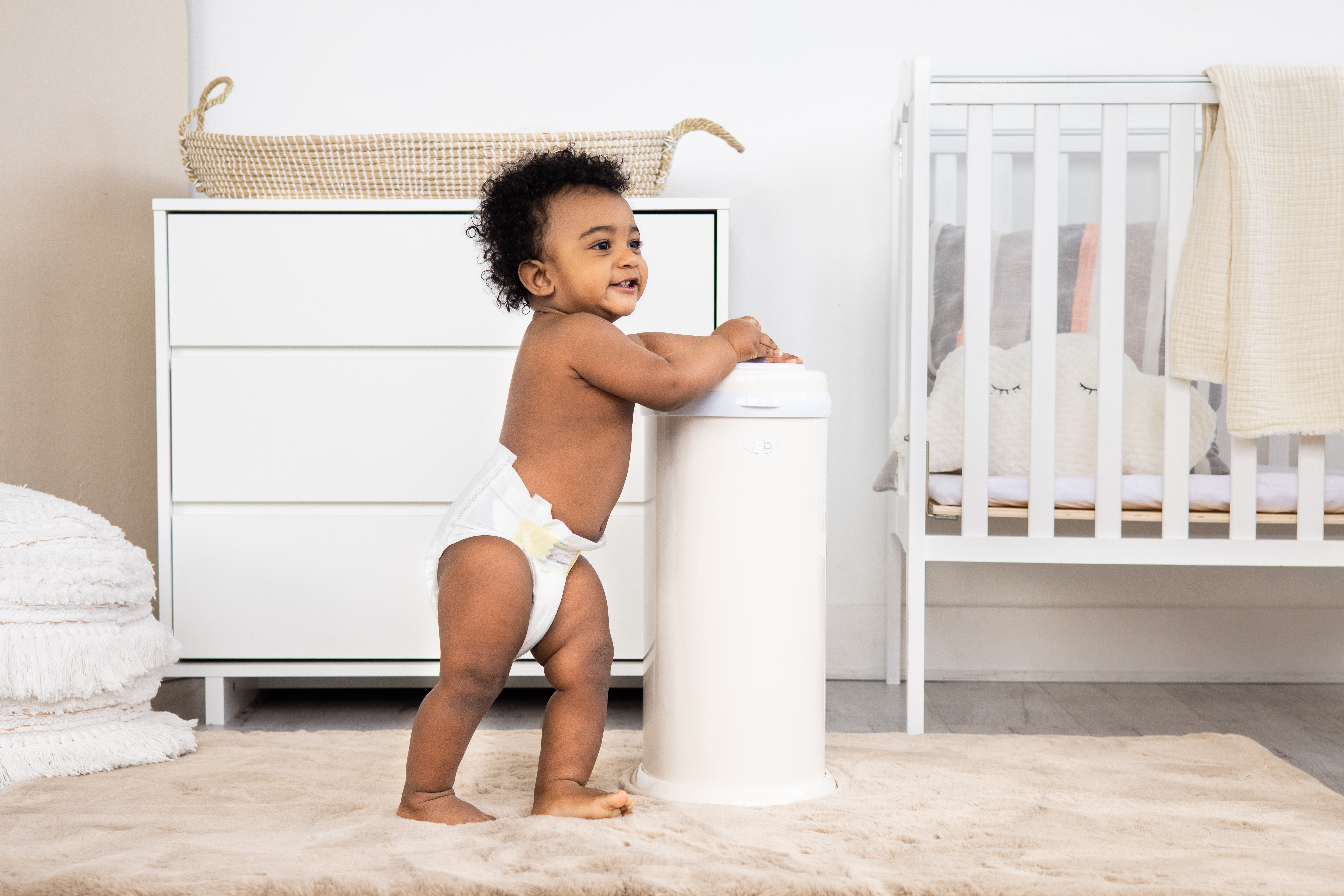 Diaper Pail Ivory - 7