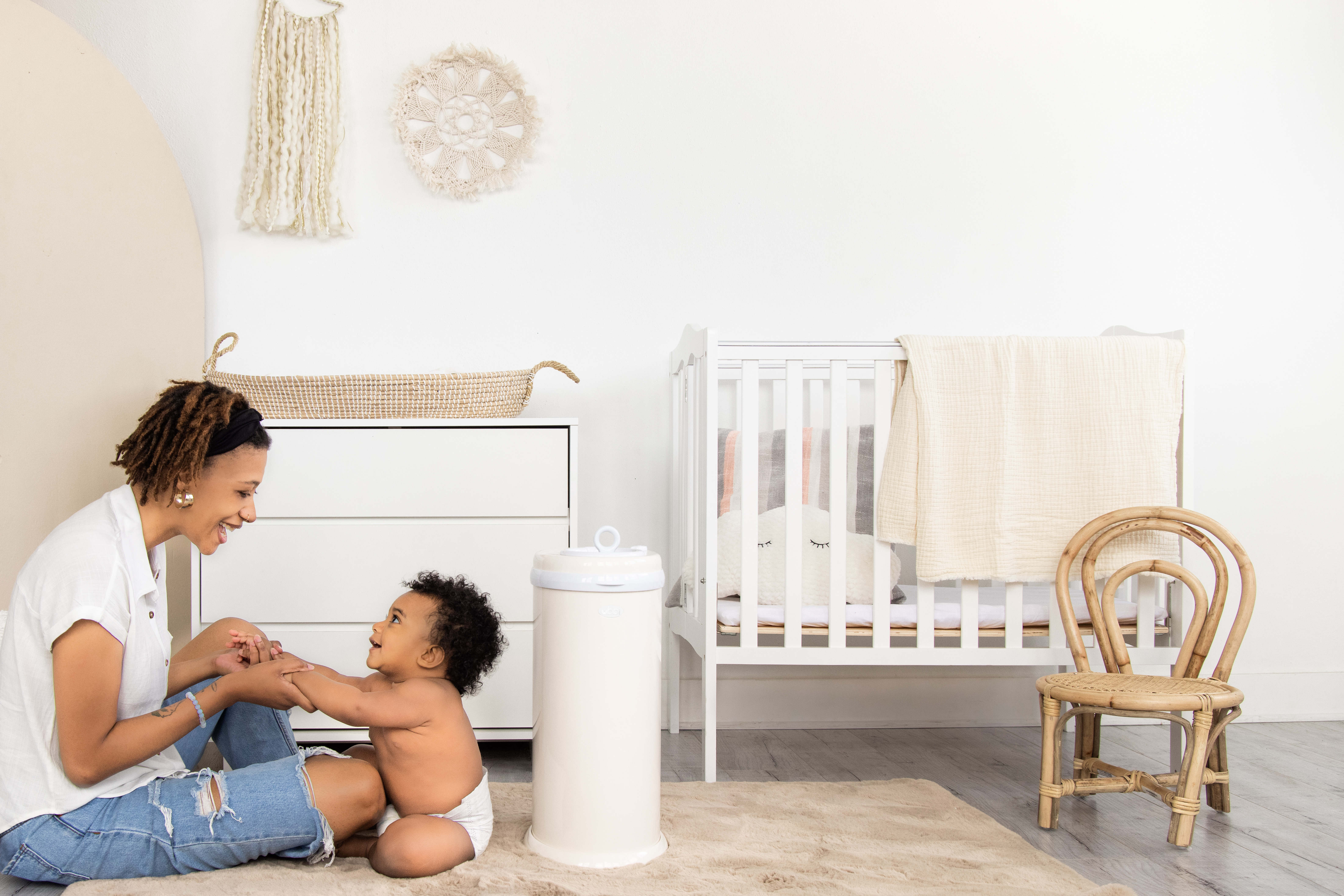 Diaper Pail Ivory - 12