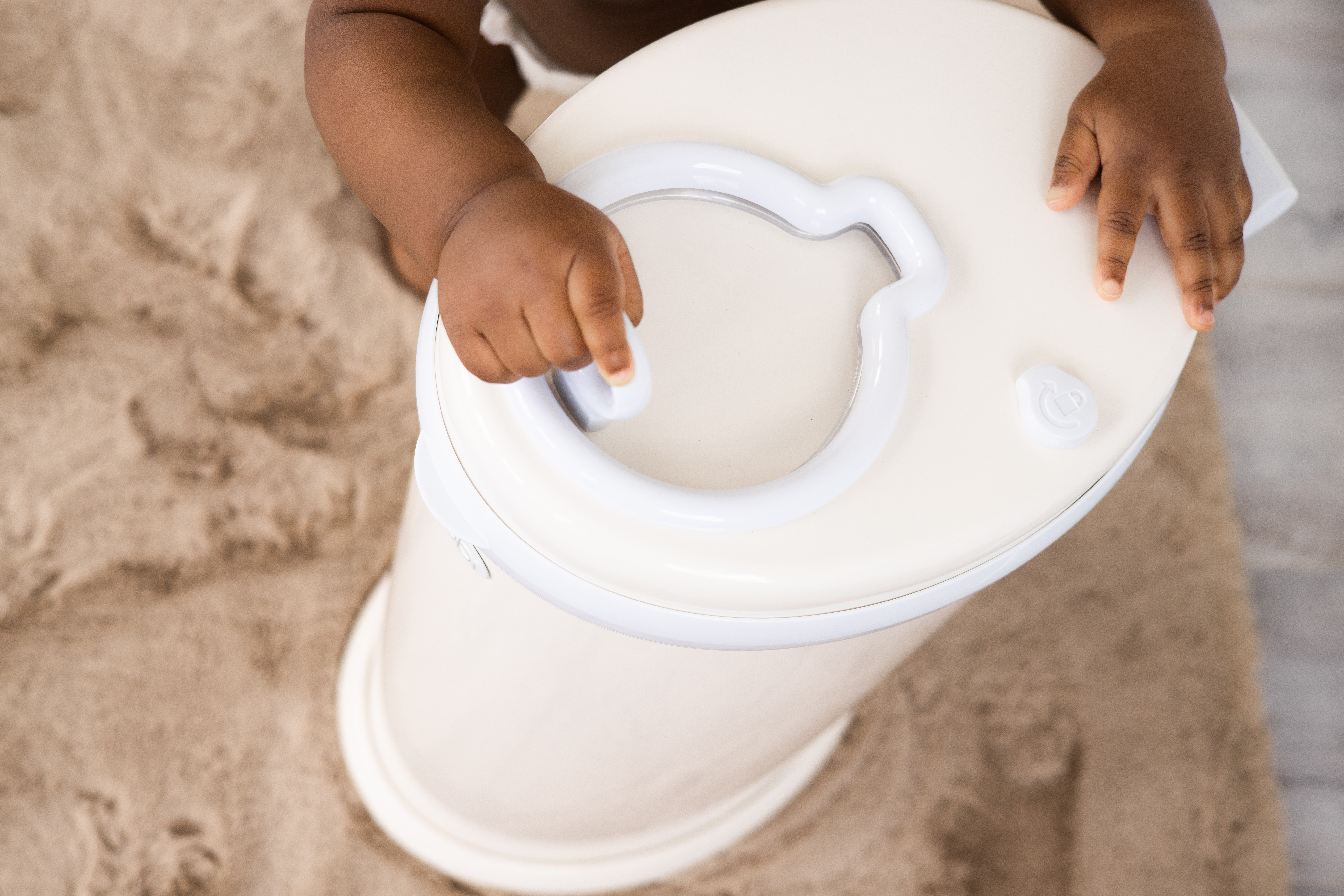 Diaper Pail Ivory - 9