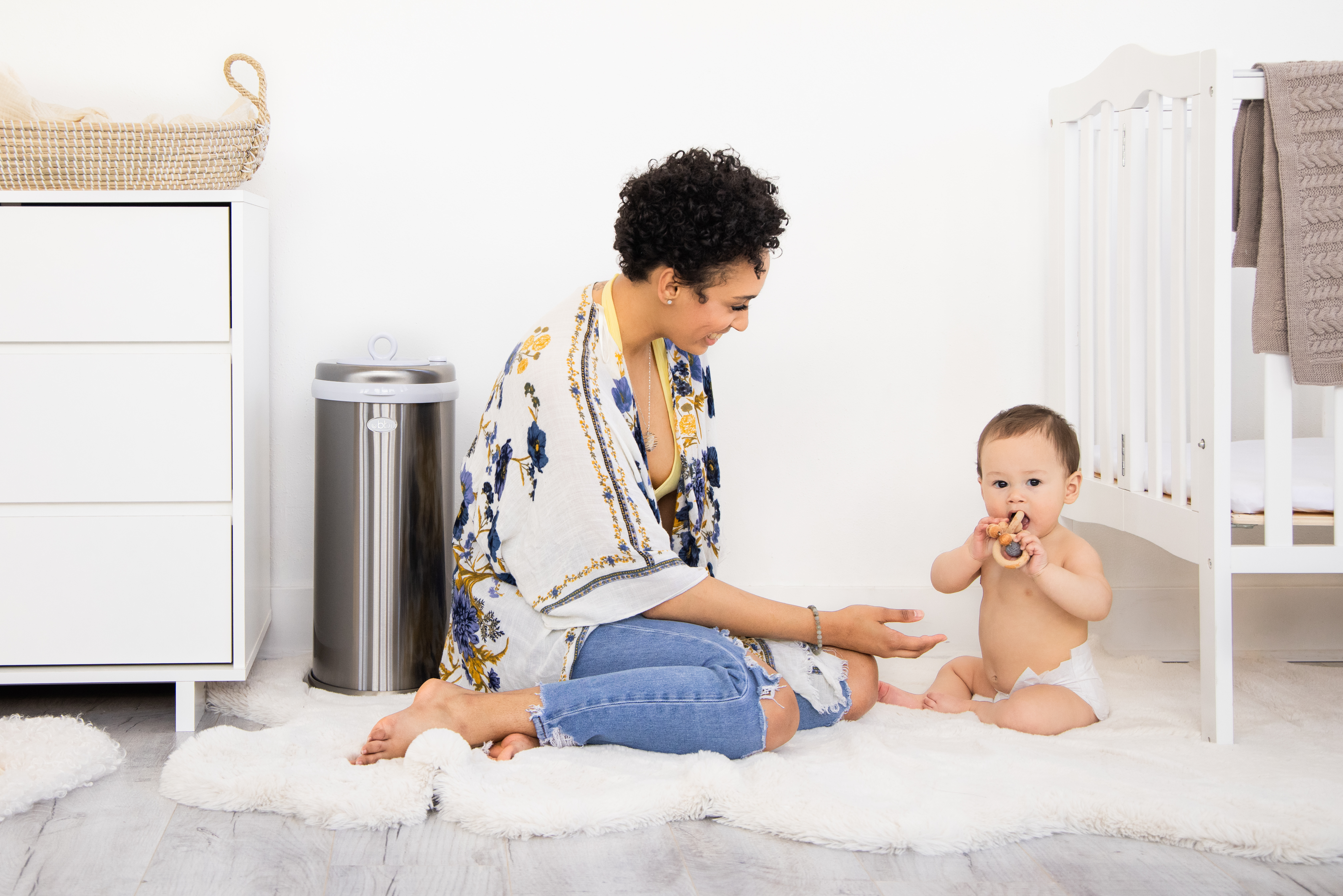 Diaper Pail Silver - 14
