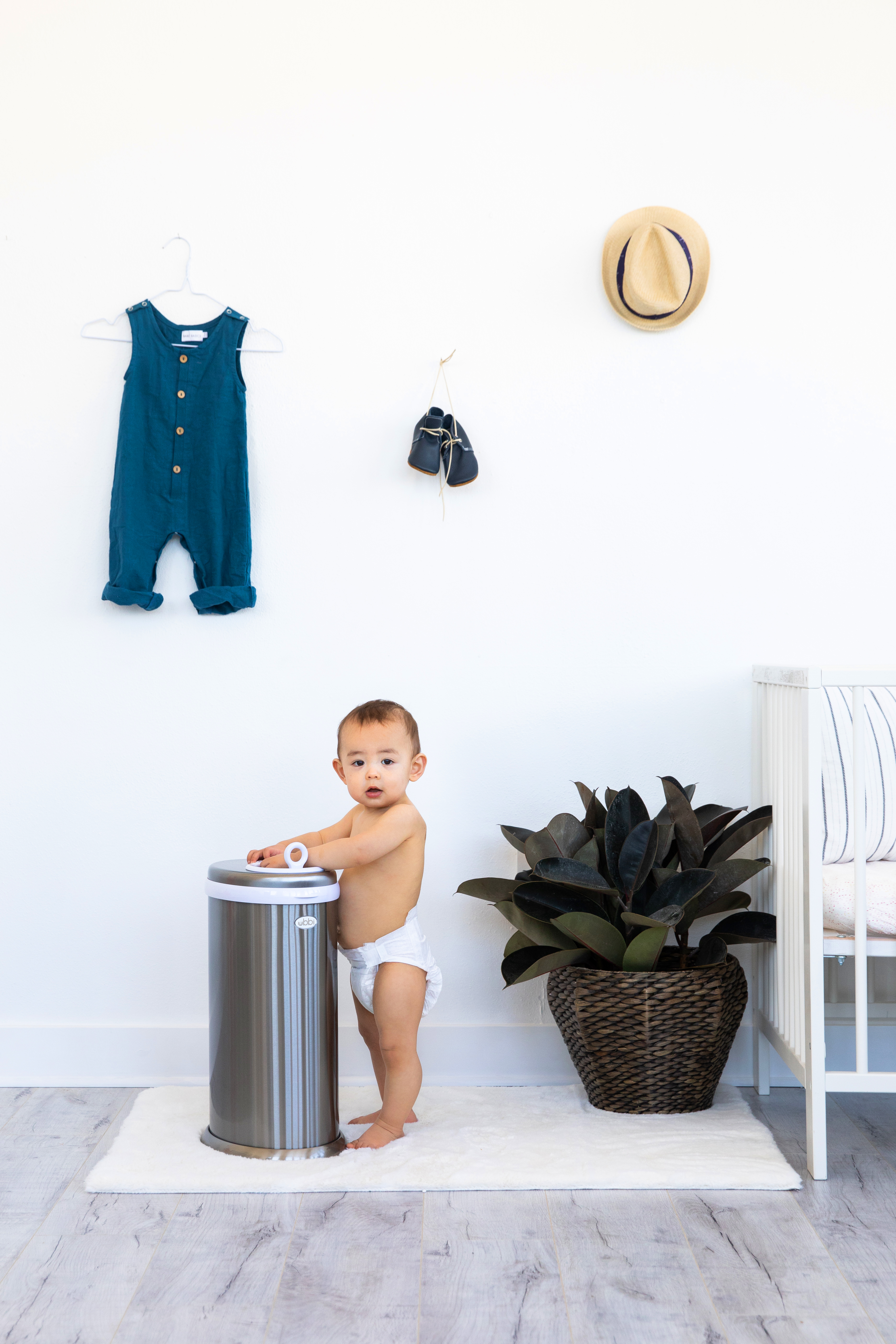 Diaper Pail Silver - 5