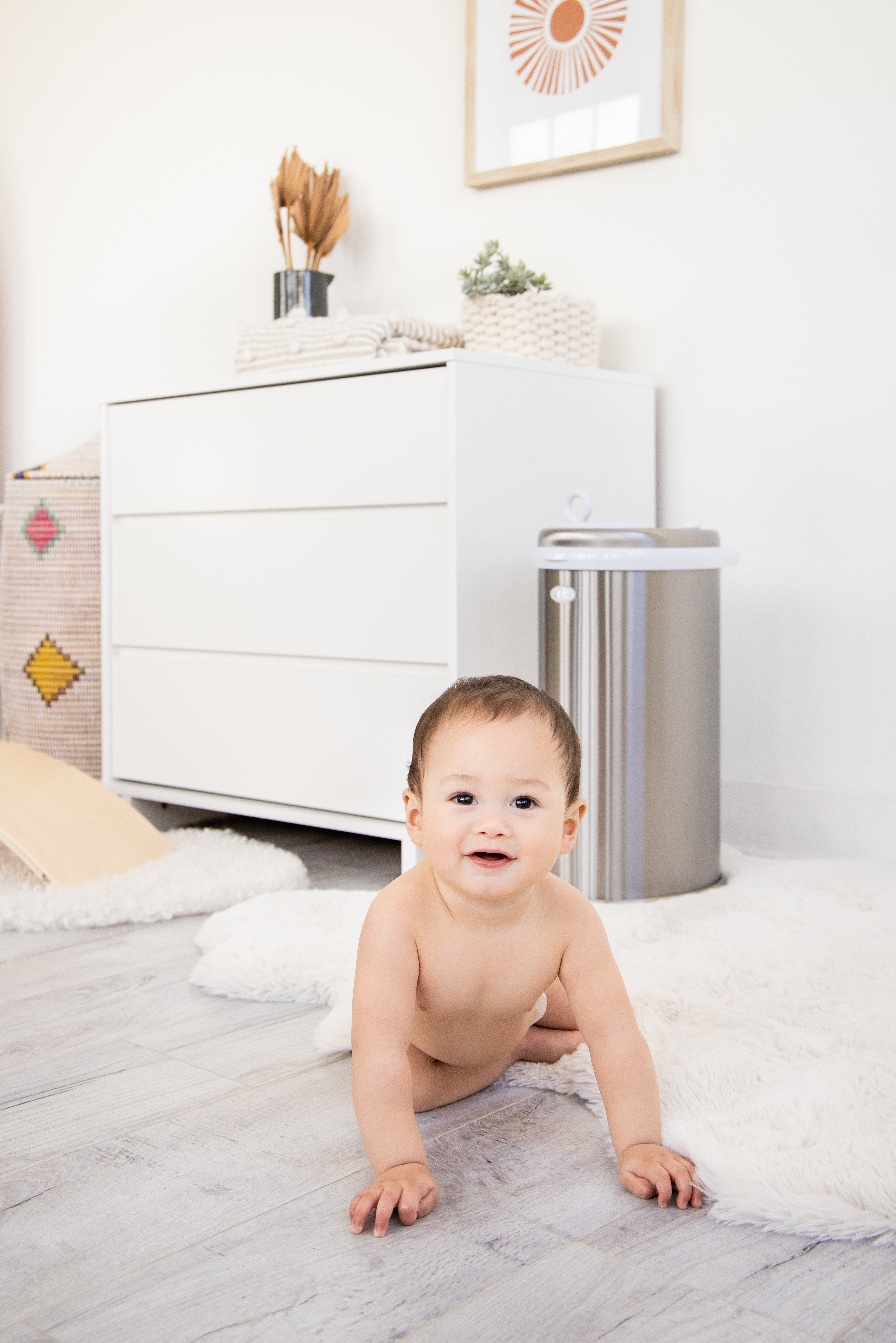 Diaper Pail Silver - 9