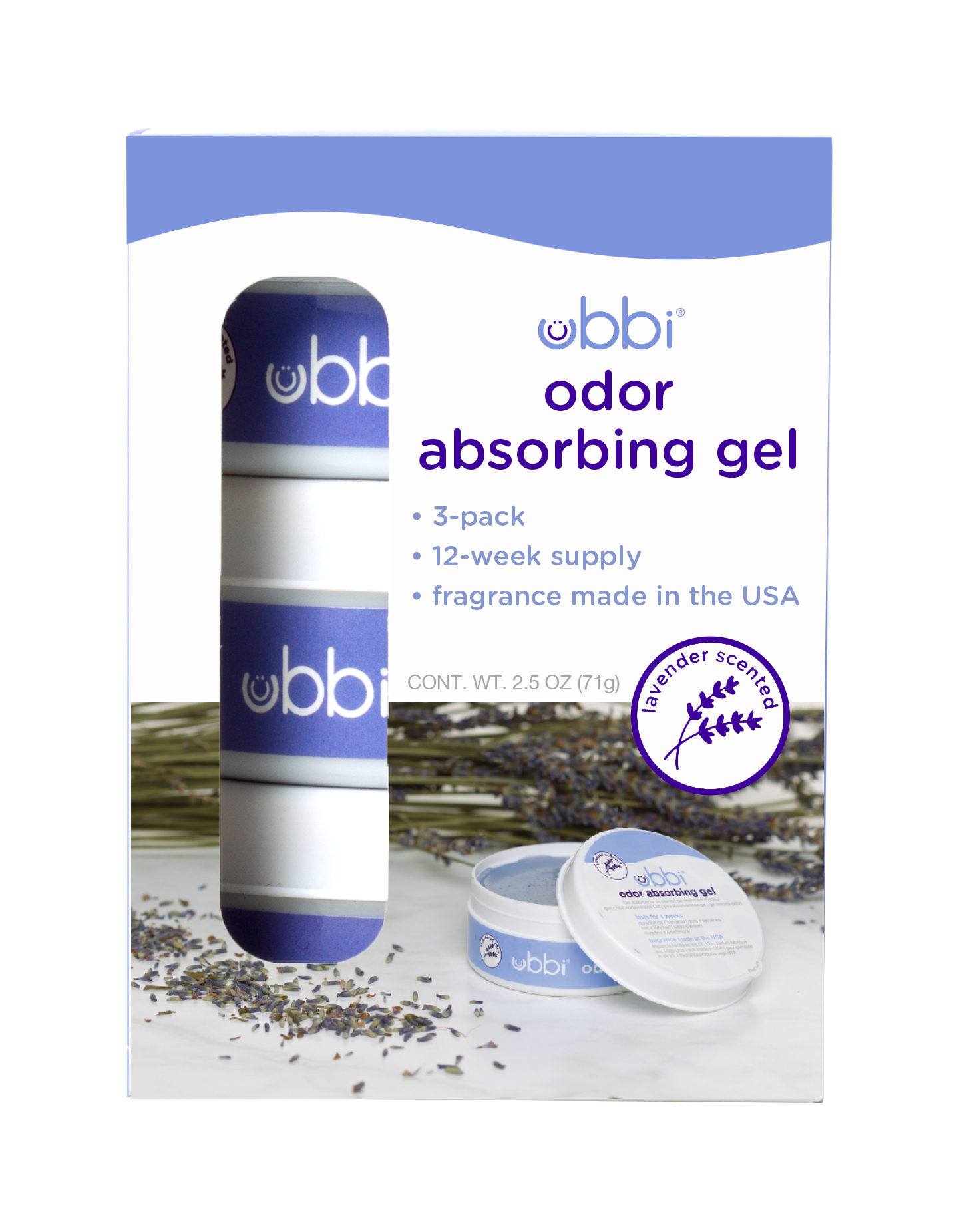 Doftabsorberande Gel Lavendel - 3
