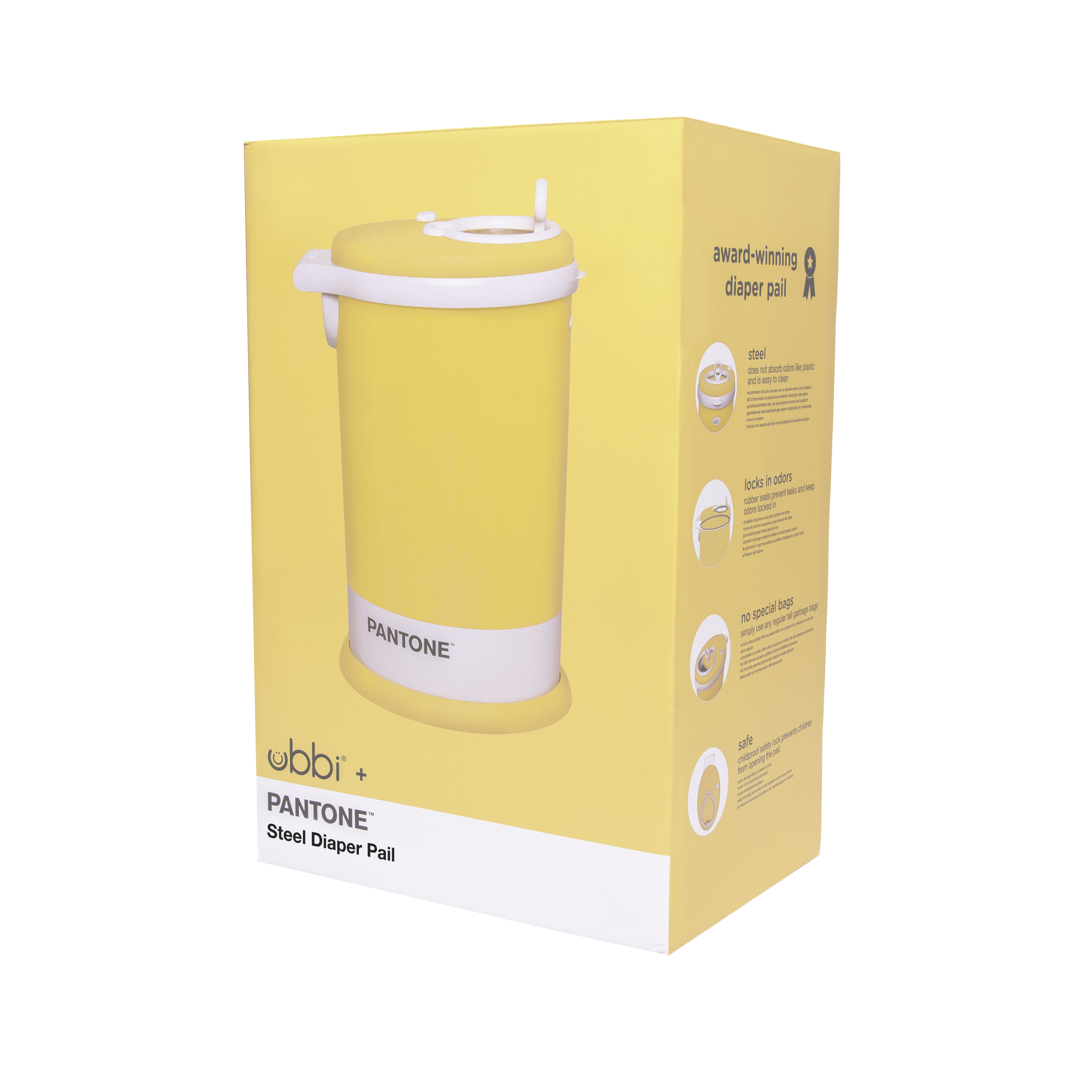 Diaper Pail Pantone Yellow - 4