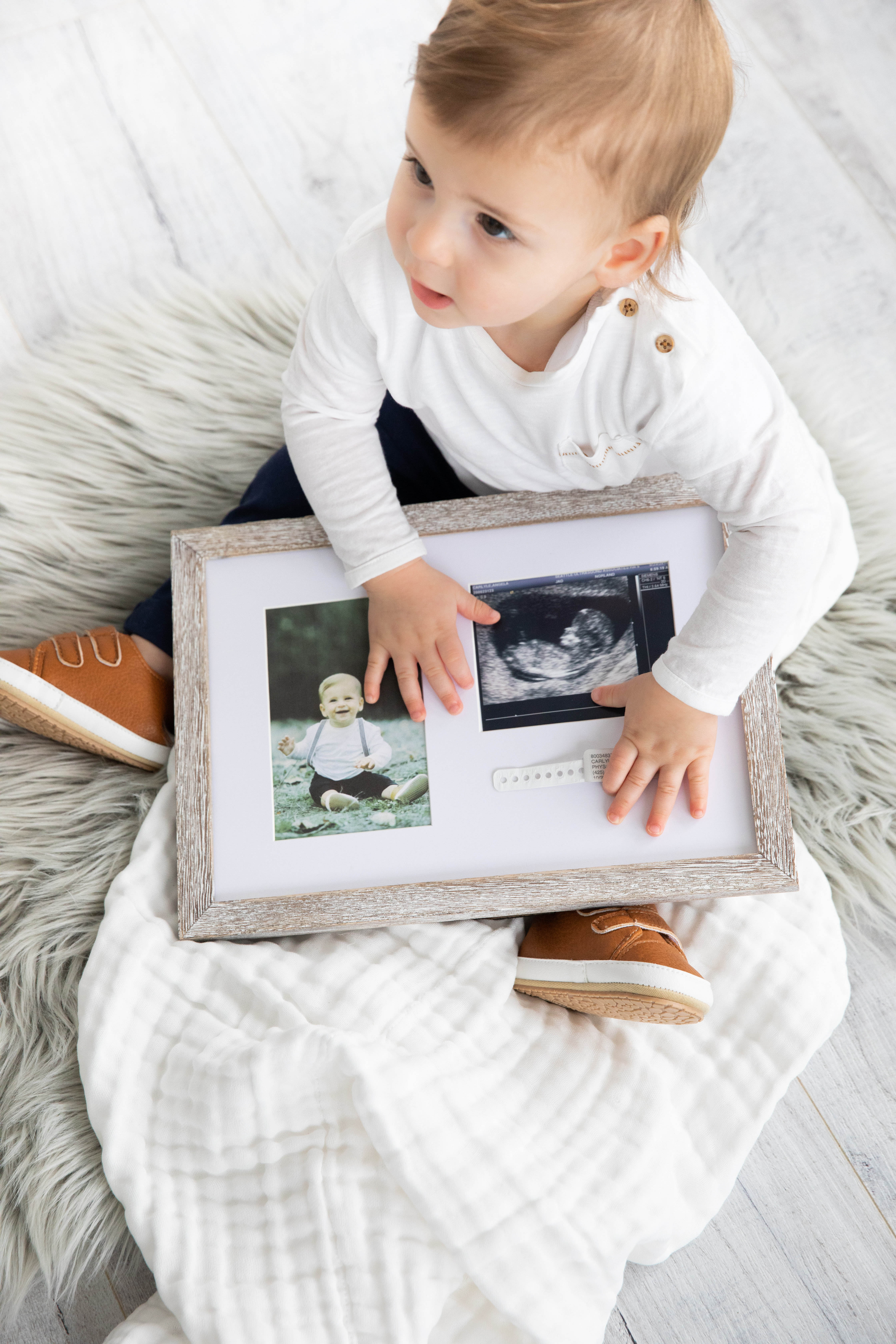 Bracelet & Sonogram Frame Rustic - 7