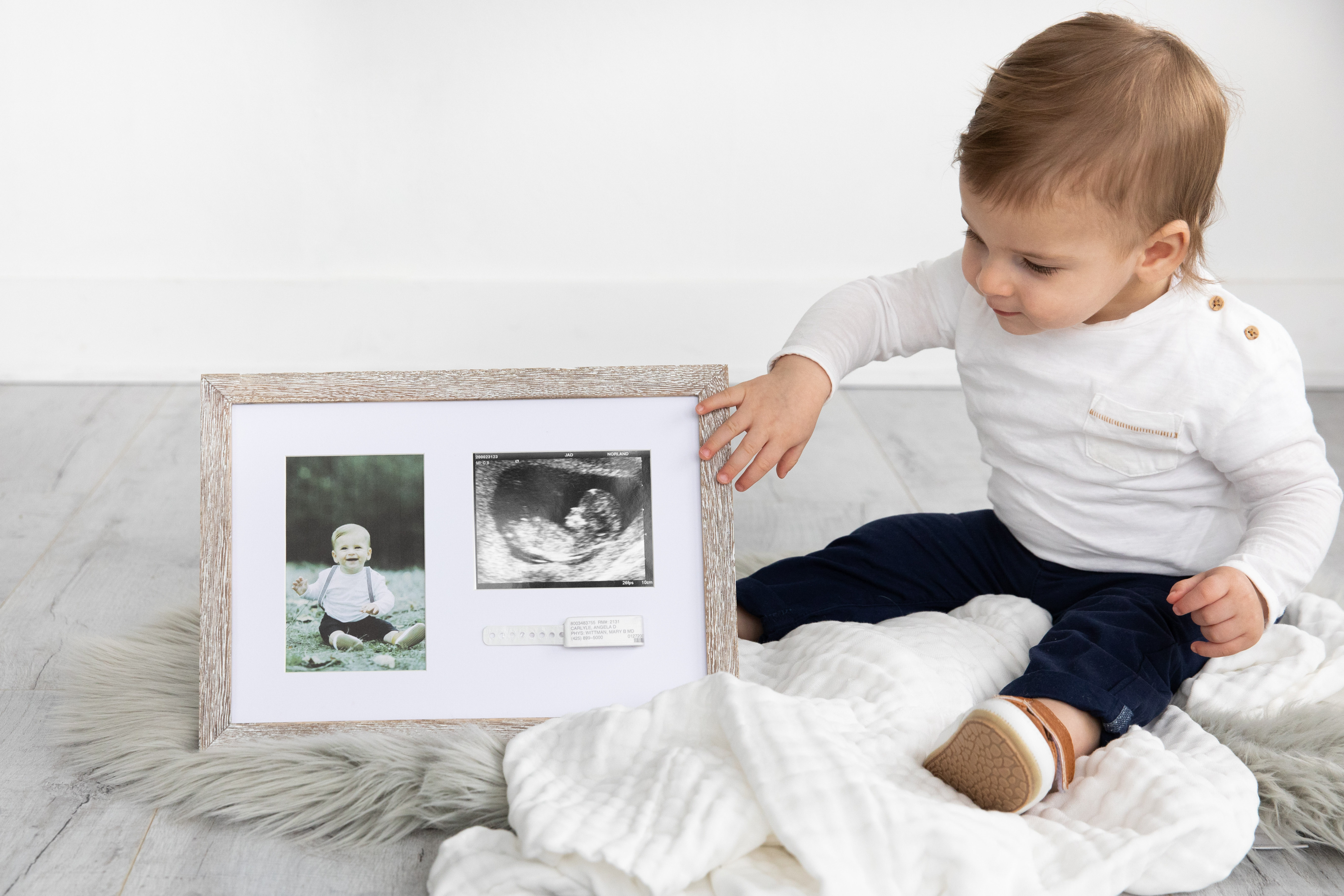 Bracelet & Sonogram Frame Rustic - 6
