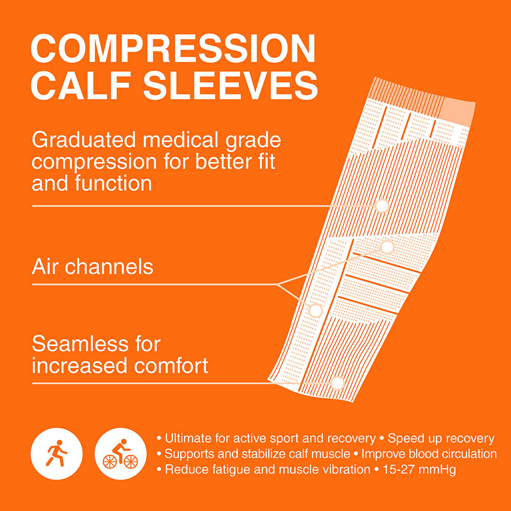 Light Speed Compression Calf Guards