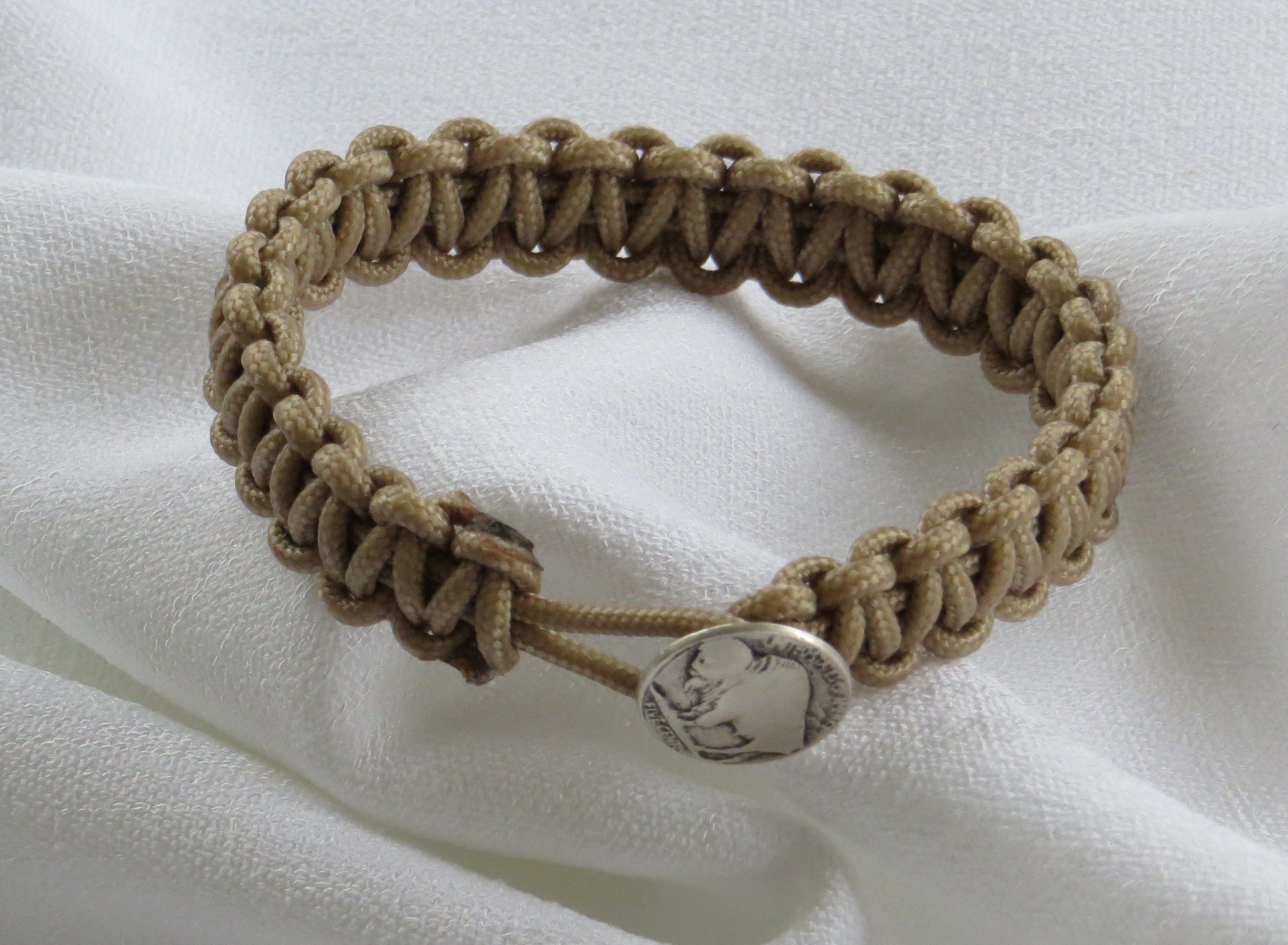 Paracord Armband med knapp - 2