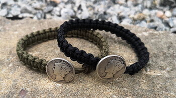 Paracord Armband med knapp