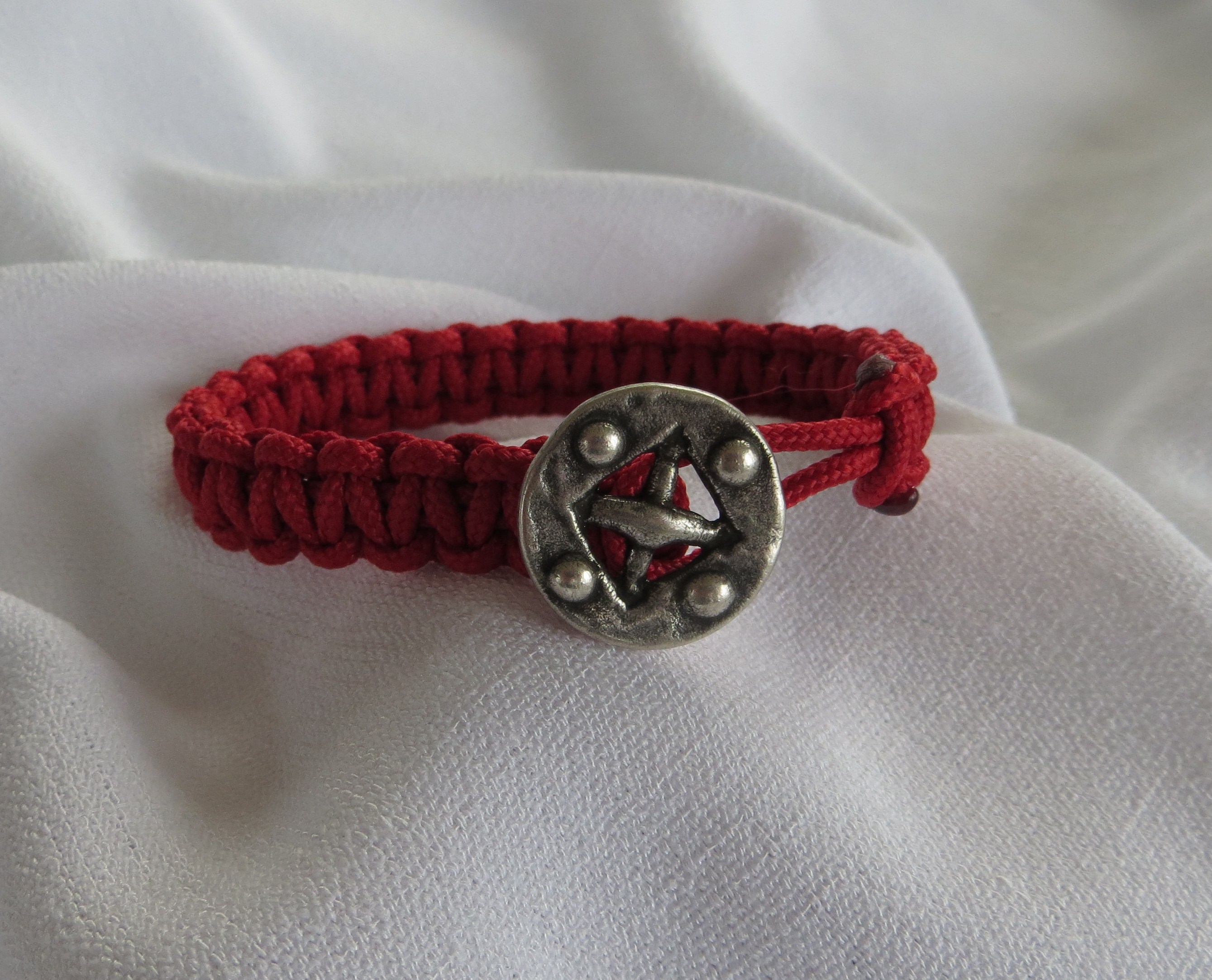 Paracord Armband med knapp - 5