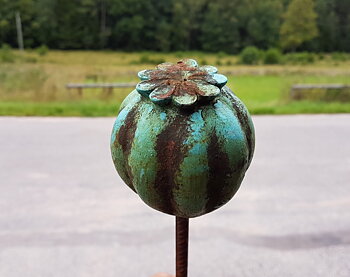 Gjutform vallmokapsel
