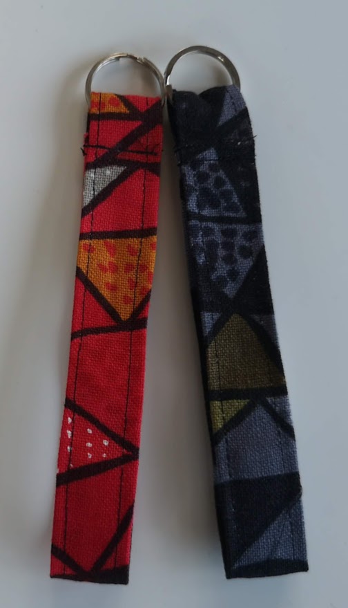 Nyckelhållare i designtyg - 6