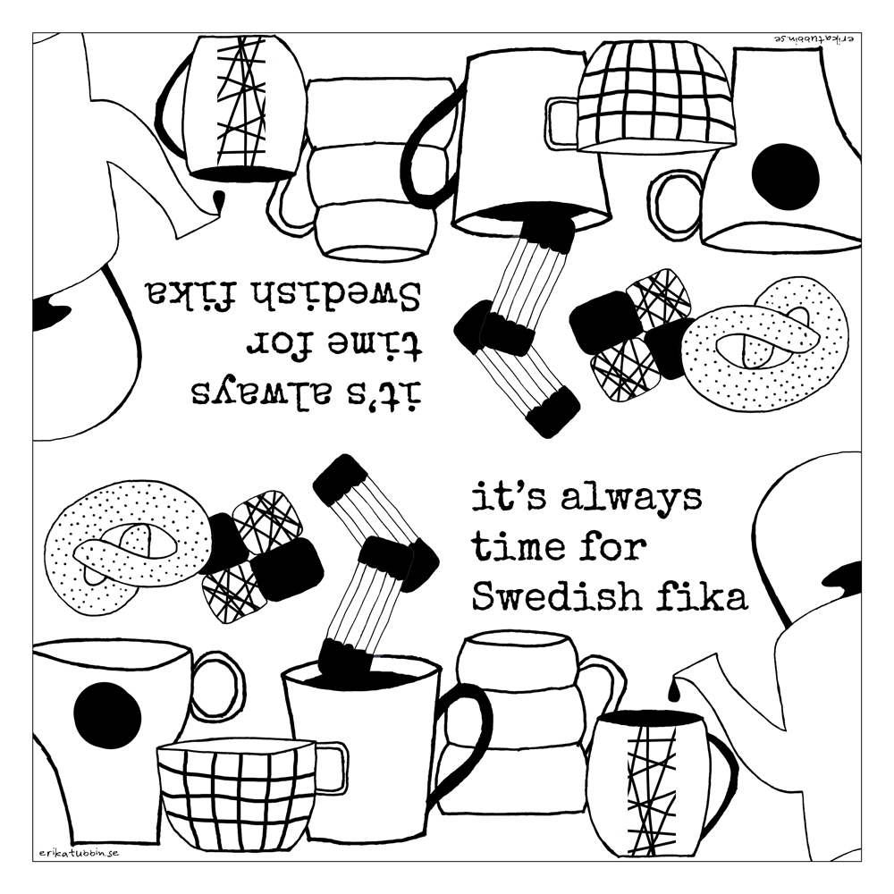 kaffeservett SWEDISH FIKA - 6