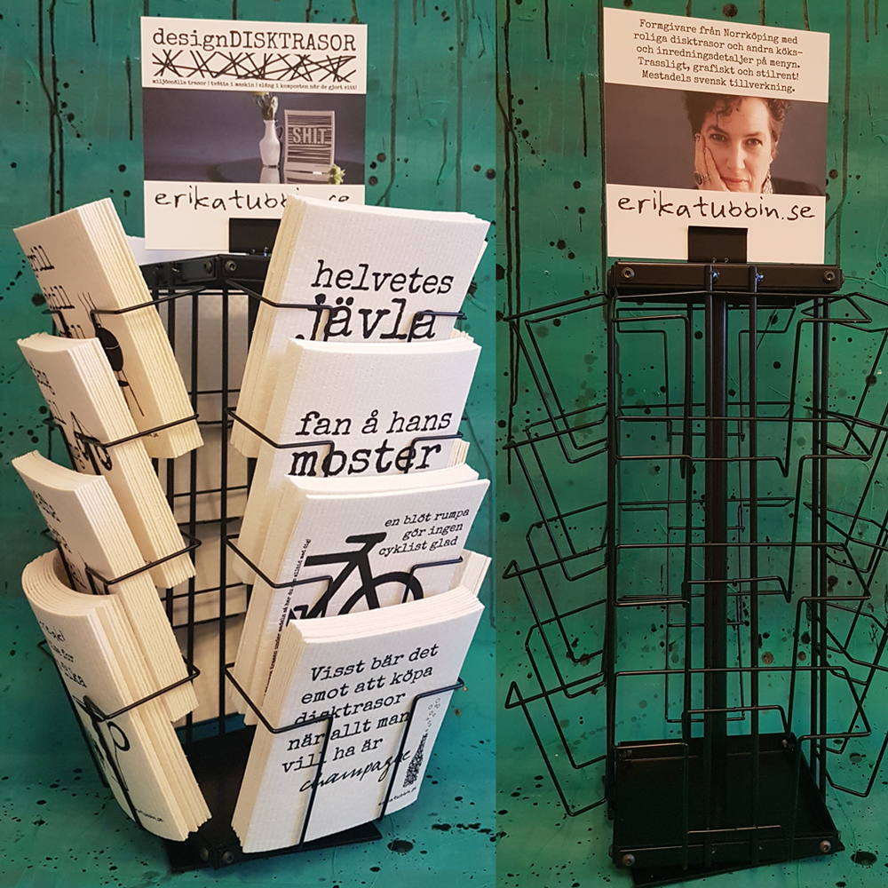 Package: table stand filled with dishcloths - 3